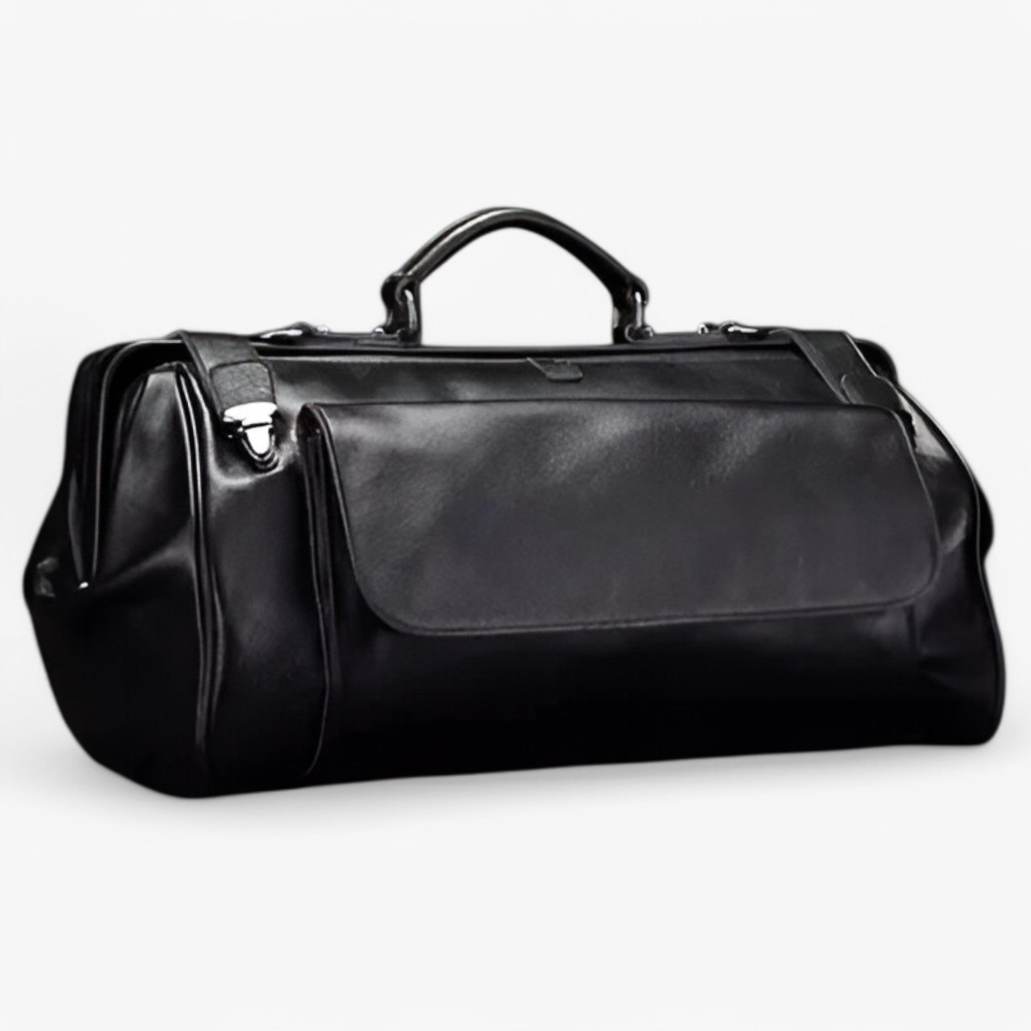 Marco | Elegante Borsa da Viaggio in Pelle - Nero 19 pollice - - Concept Palermo