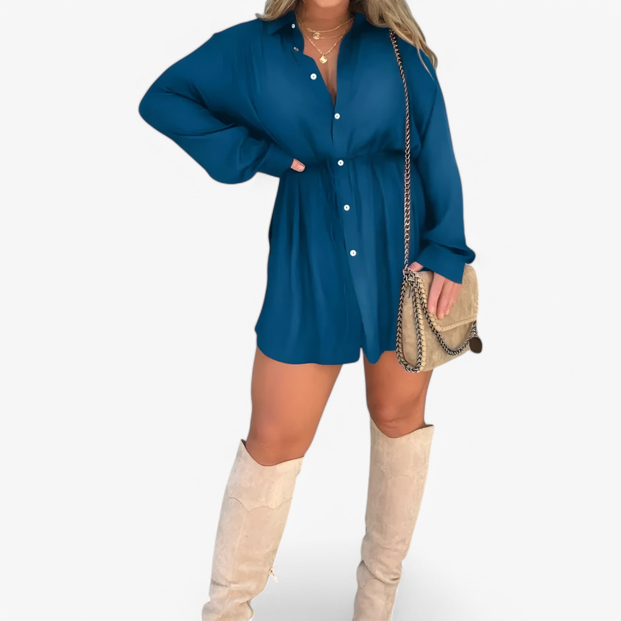 Diana | Tuta da donna - Moda e Chic - Blu cobalto - - Concept Palermo