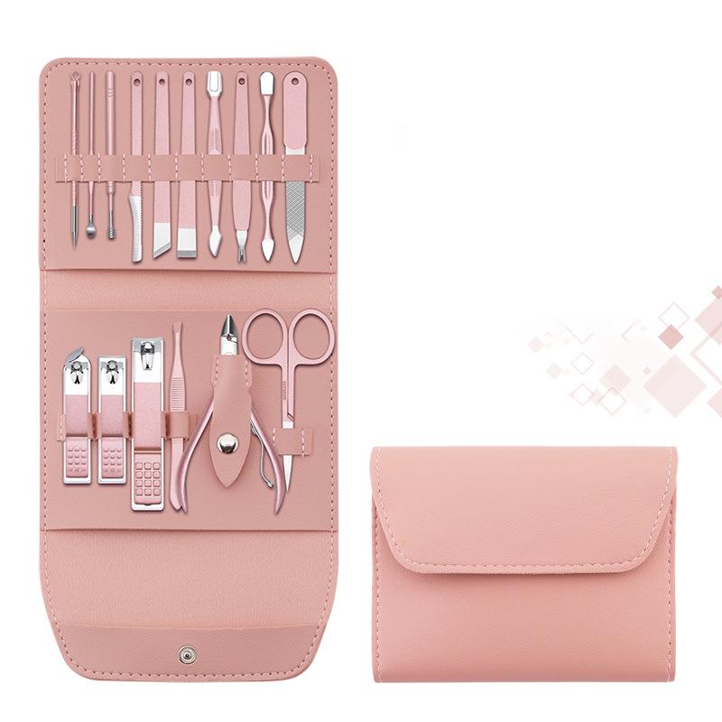 NailClipp - Set di manicure professionale - rosa set - manicure tool set nail tools - Concept Palermo
