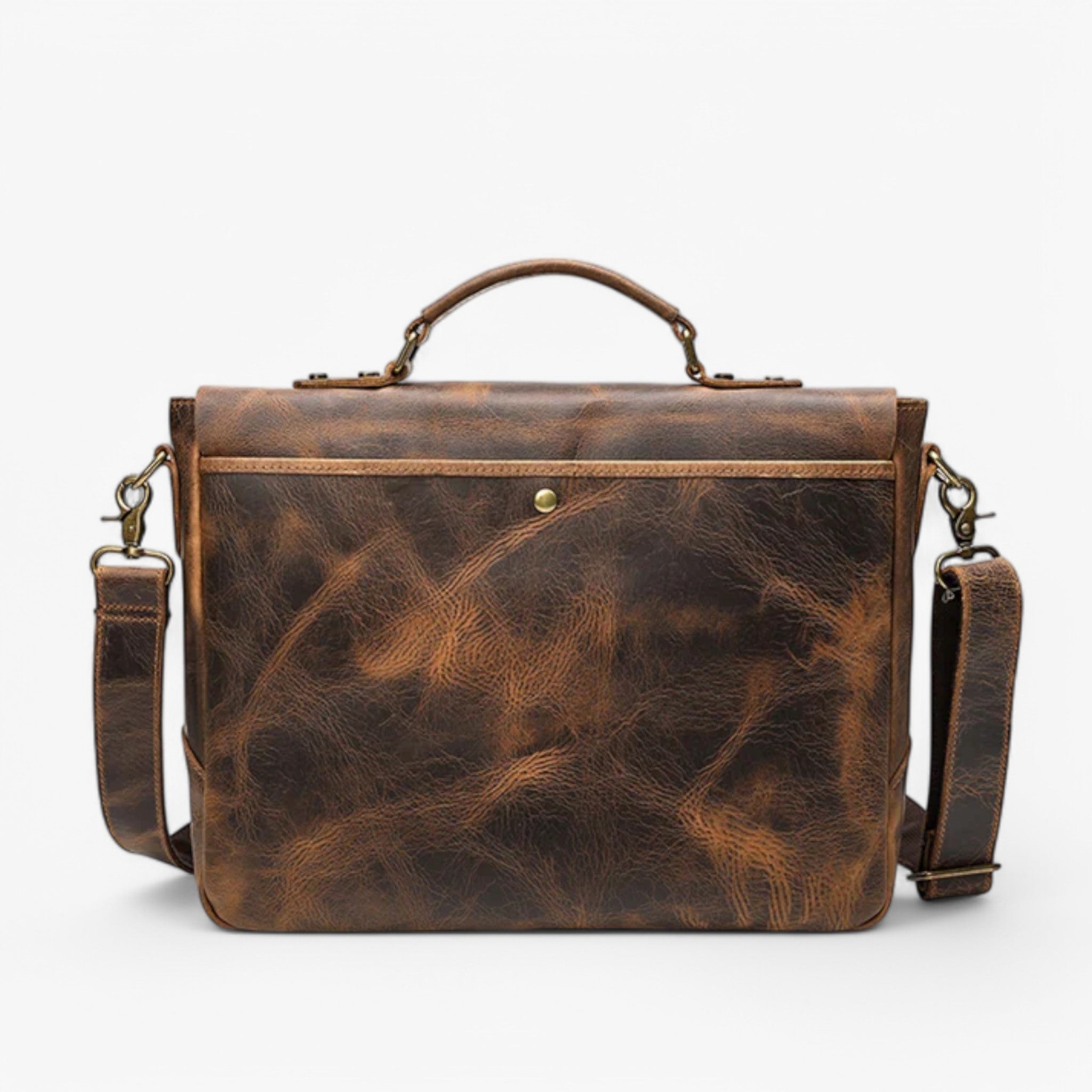 Matteo | Borsa a tracolla in pelle vintage - - - Concept Palermo