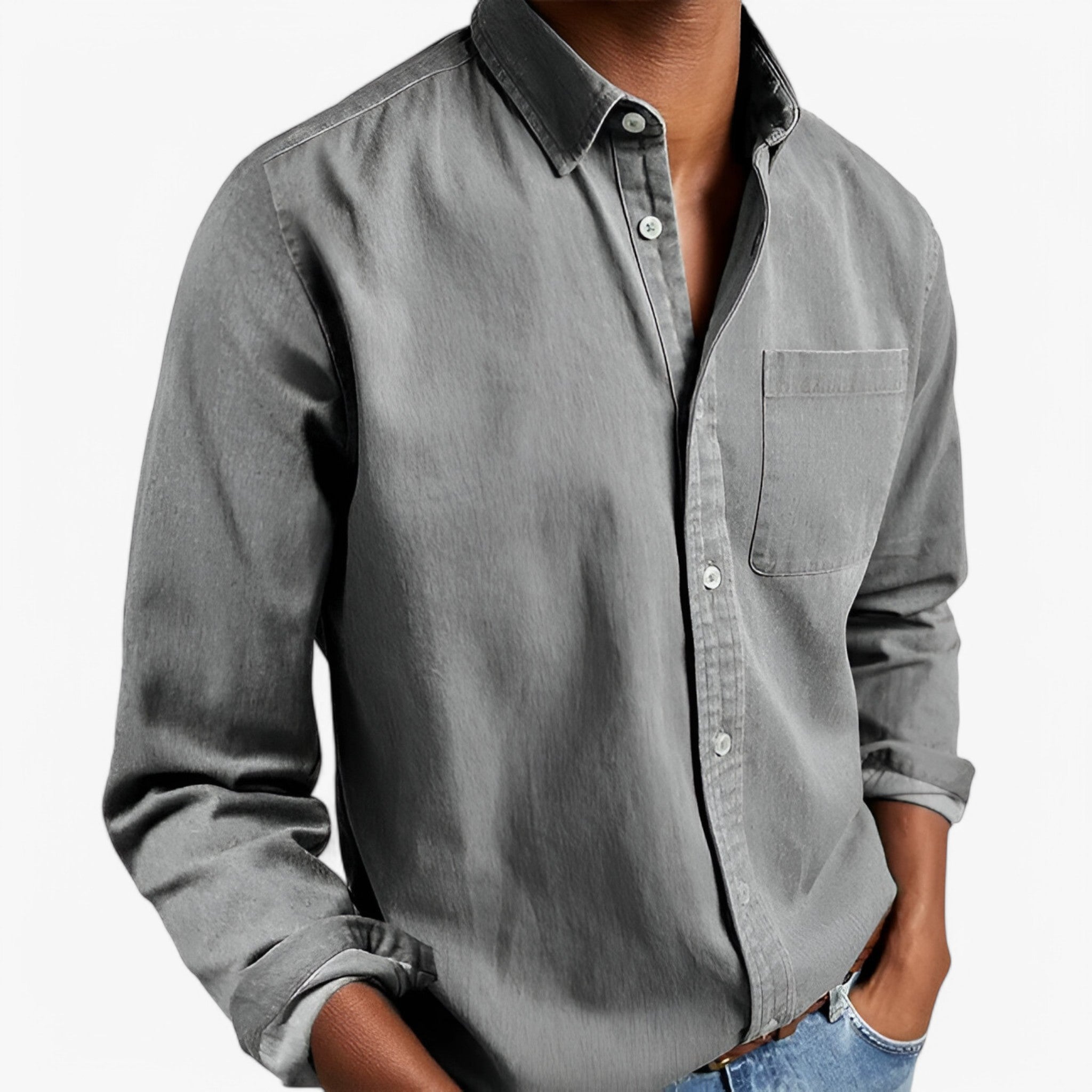 Rafael | Camicia Cargo - Elegante e resistente - Grigio - - Concept Palermo