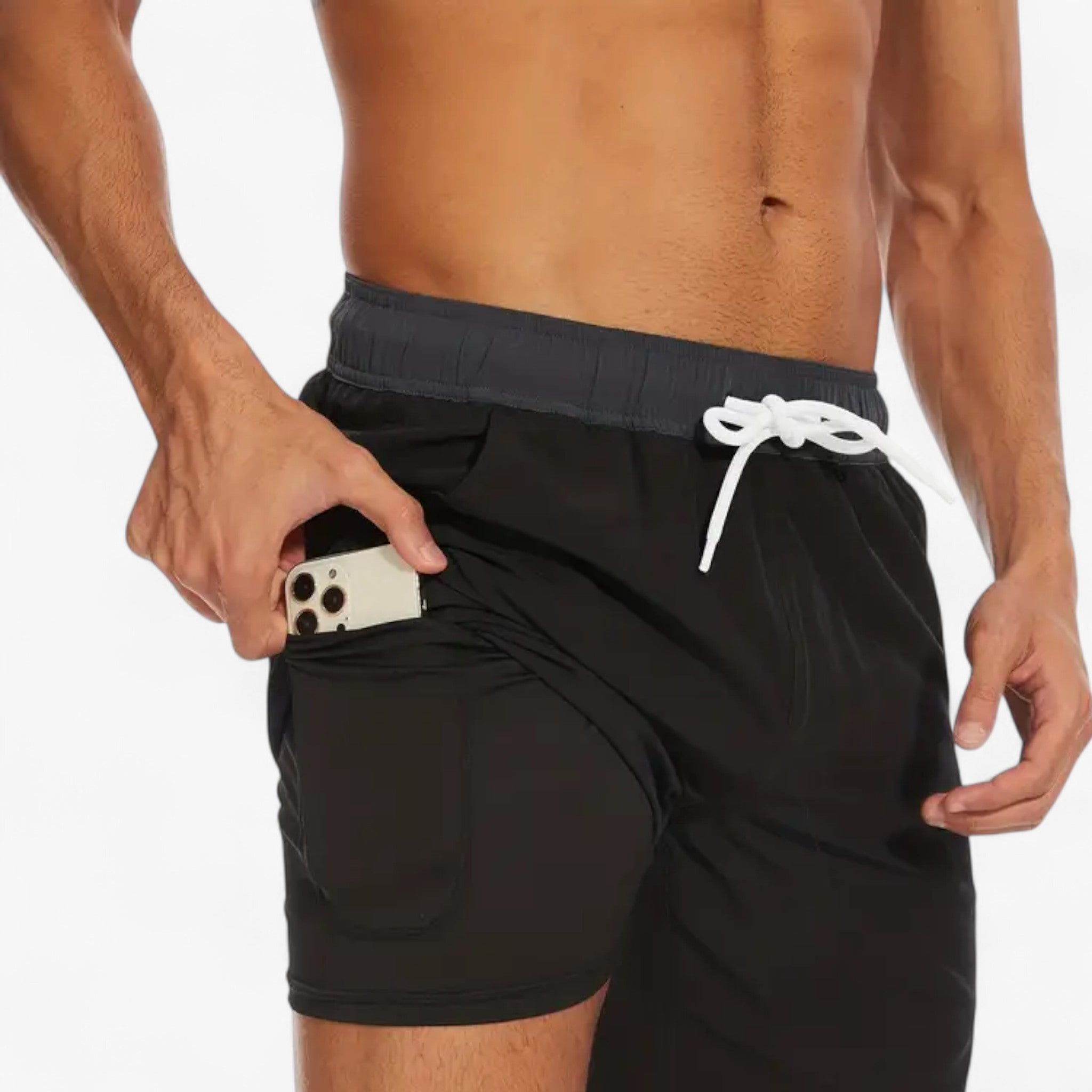 Michael | Costume da Bagno Speedy – Asciugatura Rapida e Comfort - Nero - Abbigliamento estivo Casual Swim Shorts Costume da bagno Men's Swimwear Spiaggia Summer Essentials Swimwear - Concept Palermo