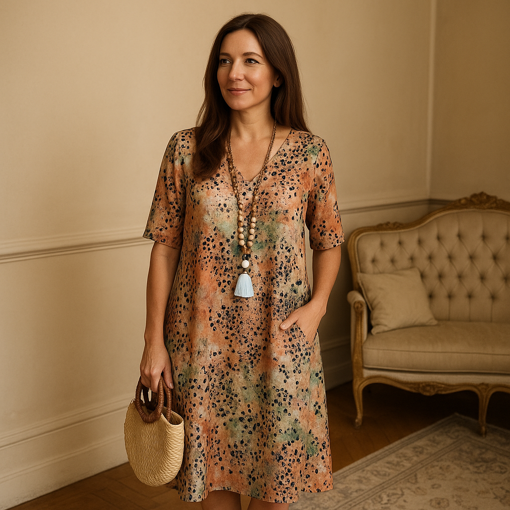 Patricia - Vestito con stampa floreale - - - Concept Palermo