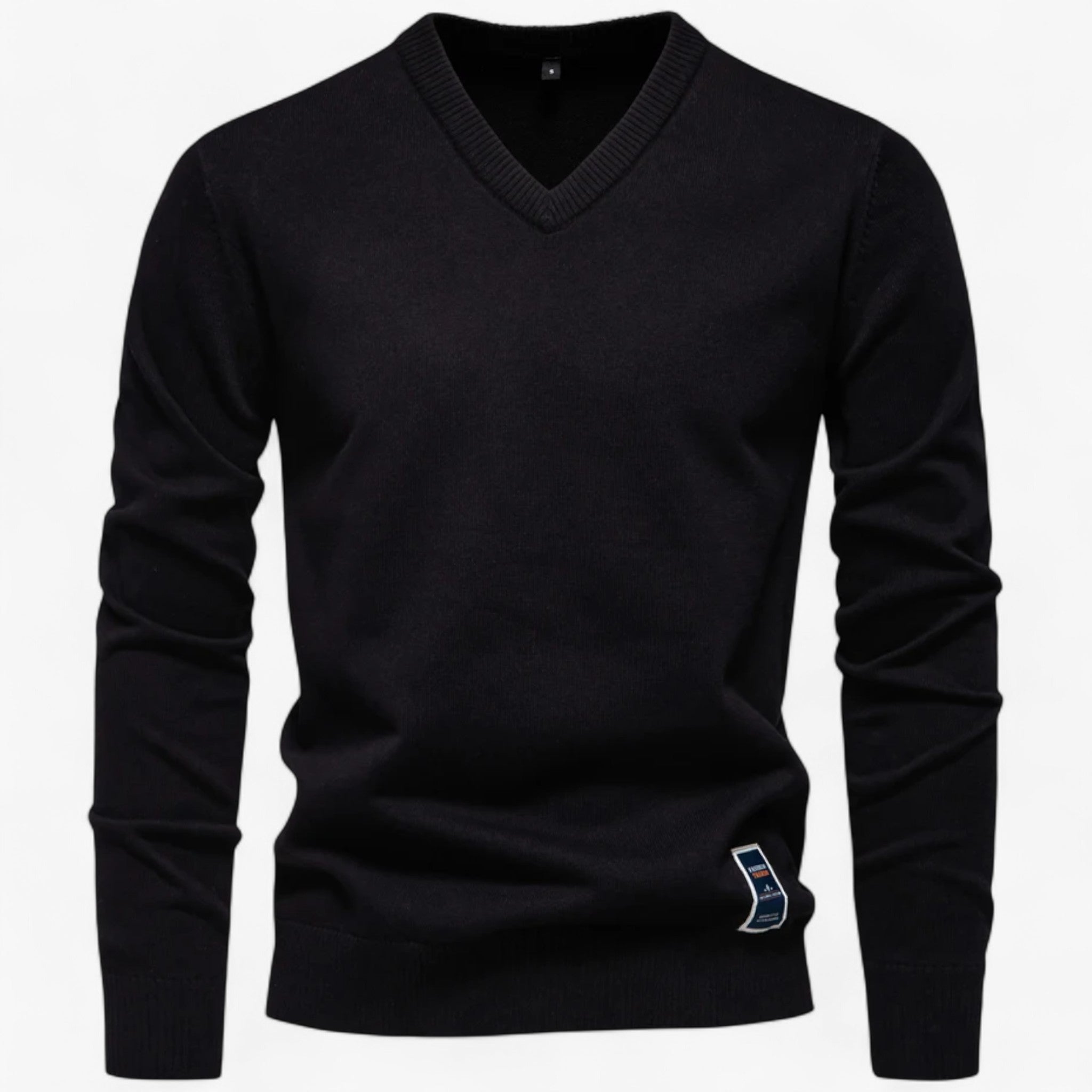 Kerby | Maglione da Uomo con Scollo a V - Nero - Sweater - Concept Palermo