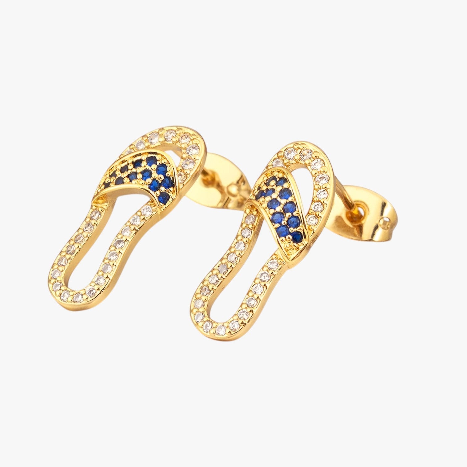 Kendra | Orecchini in zirconia eleganti – Splendore luccicante, fascino senza tempo - Blu scuro - Accessories Jewelry EARRINGS womens earring - Concept Palermo