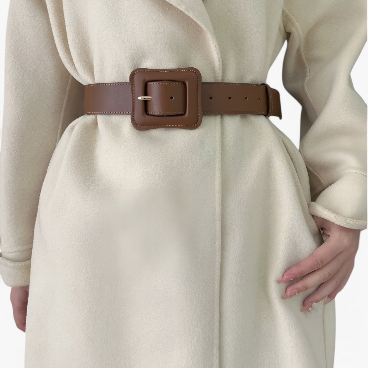 Arya | Cintura Larga in Pelle – Fascino Vintage Senza Tempo - - belt buckle women Belts waist belt for women - Concept Palermo