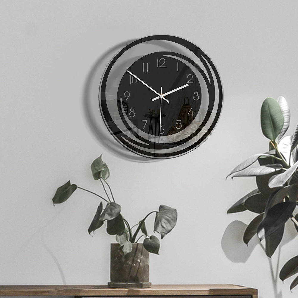 Arte da parete analogica | Orologio silenzioso: porta un silenzio sofisticato nel tuo spazio - - Wall Clock - Concept Palermo