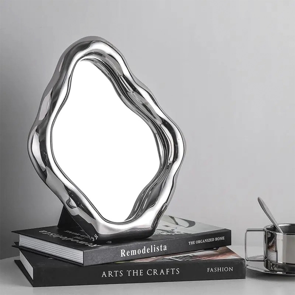 Specchio da Tavolo Elegante Aura | Perfettamente Progettato per il Tuo Comò e Applicazione del Trucco Senza Sforzo - - Bathroom Decor Mirrors - Concept Palermo