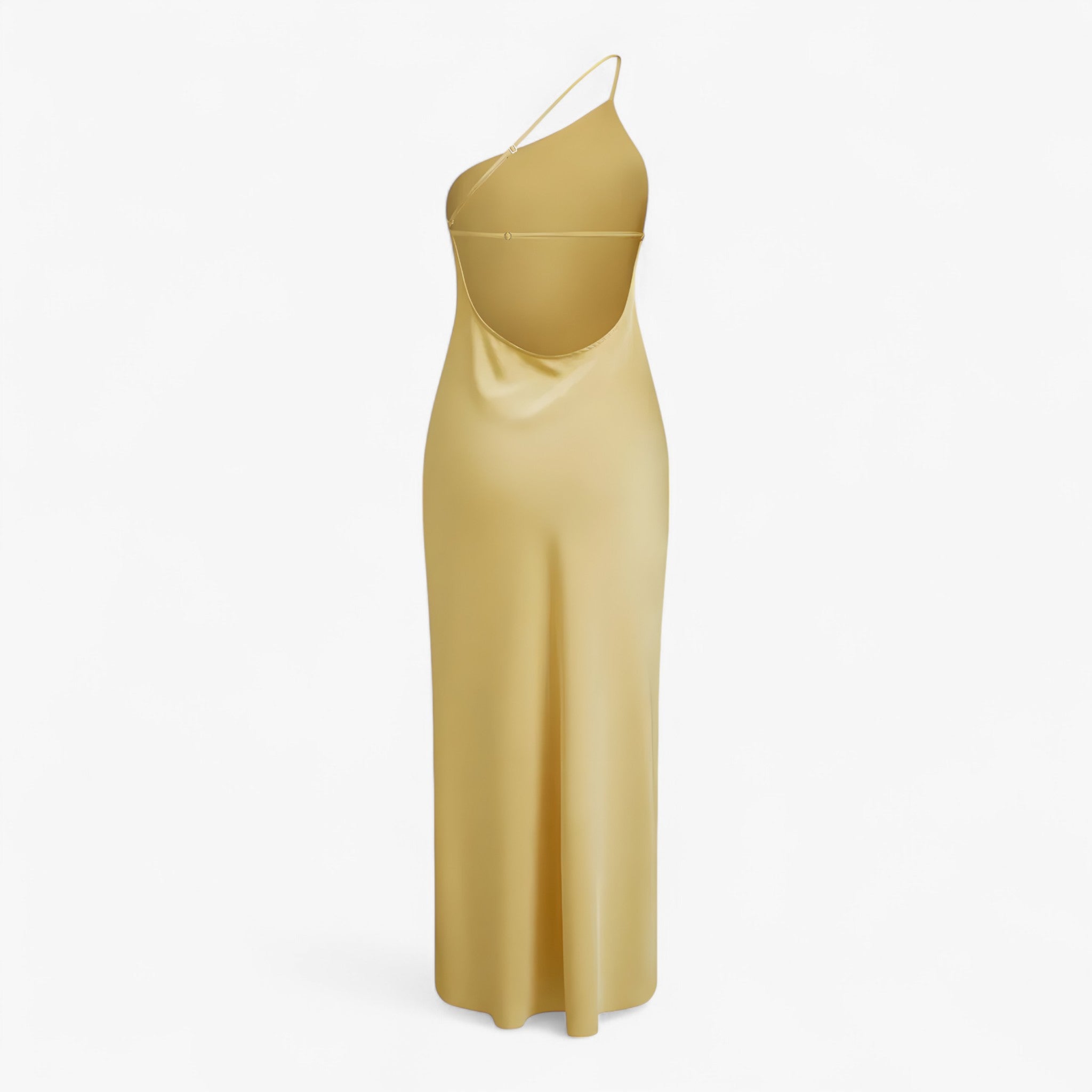 Jenny | Abito Lungo in Satin Moonlight - - - Concept Palermo