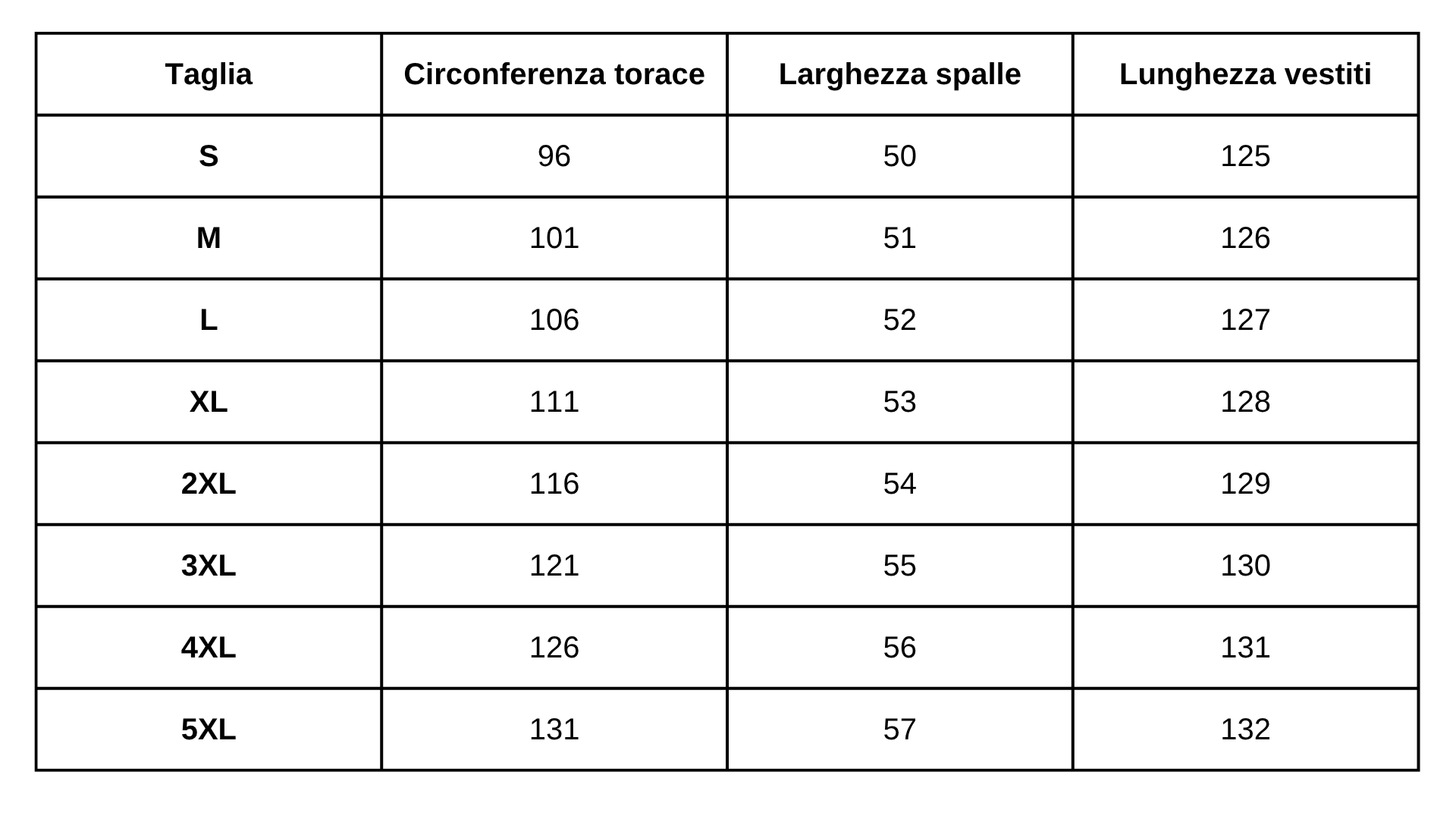 Size Guide