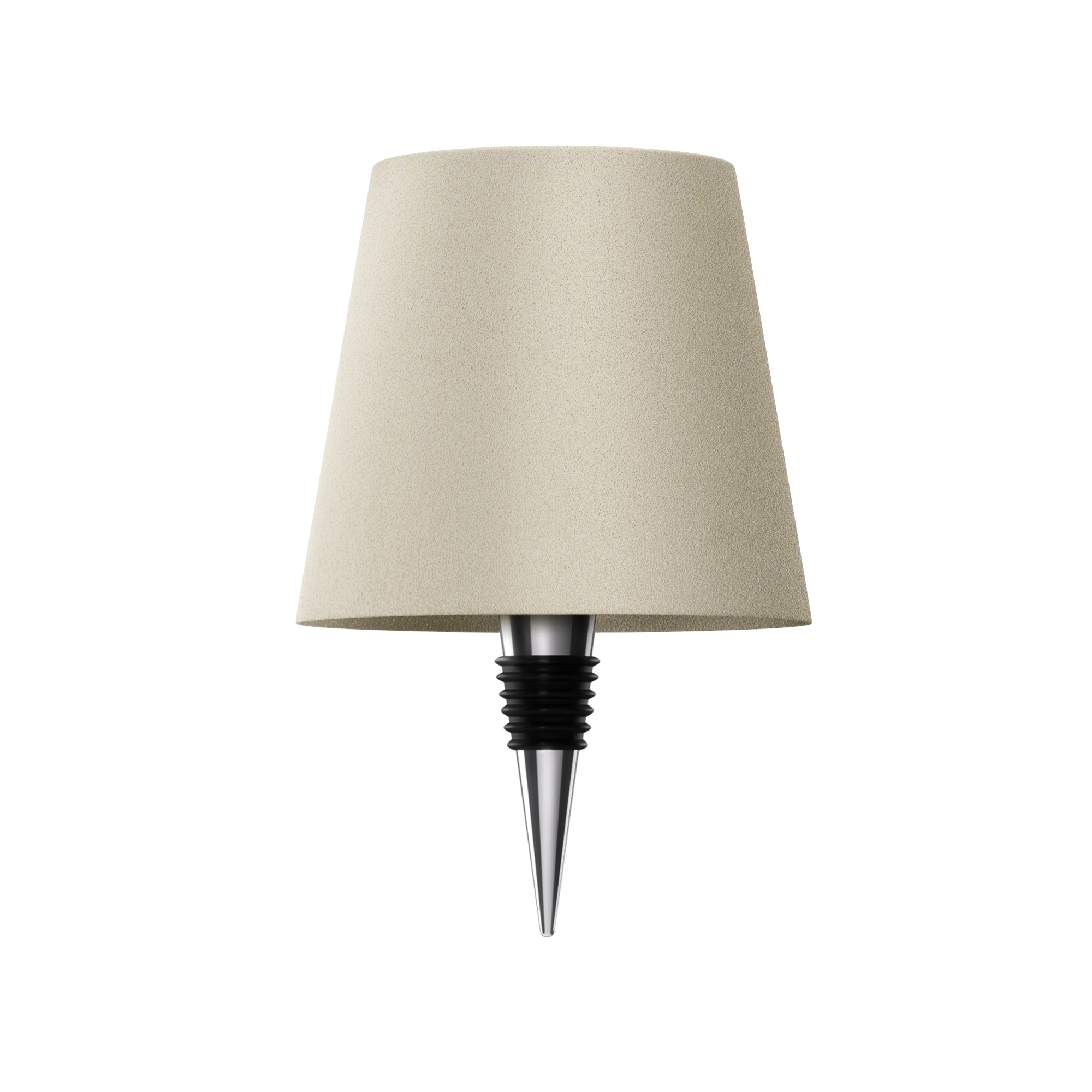 ARIA - Lampada Senza Fili a Forma di Bottiglia - Illuminazione Portatile e Elegante - BEIGE - P2 - Concept Palermo