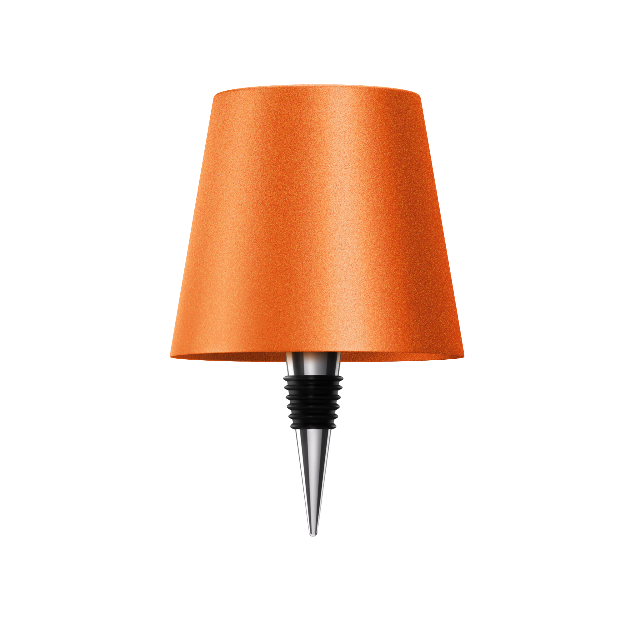 ARIA - Lampada Senza Fili a Forma di Bottiglia - Illuminazione Portatile e Elegante - Arancione - P2 - Concept Palermo