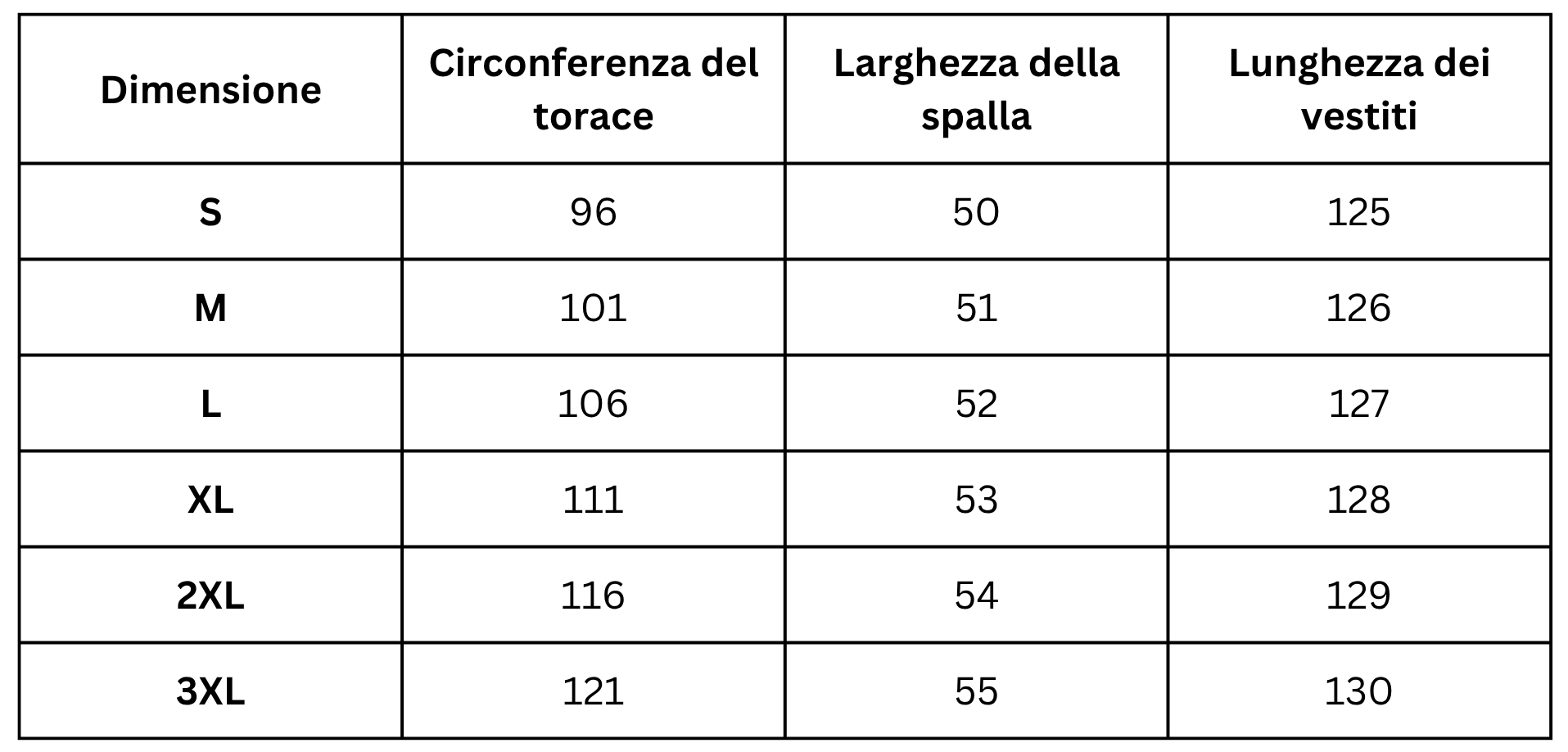 Size Guide