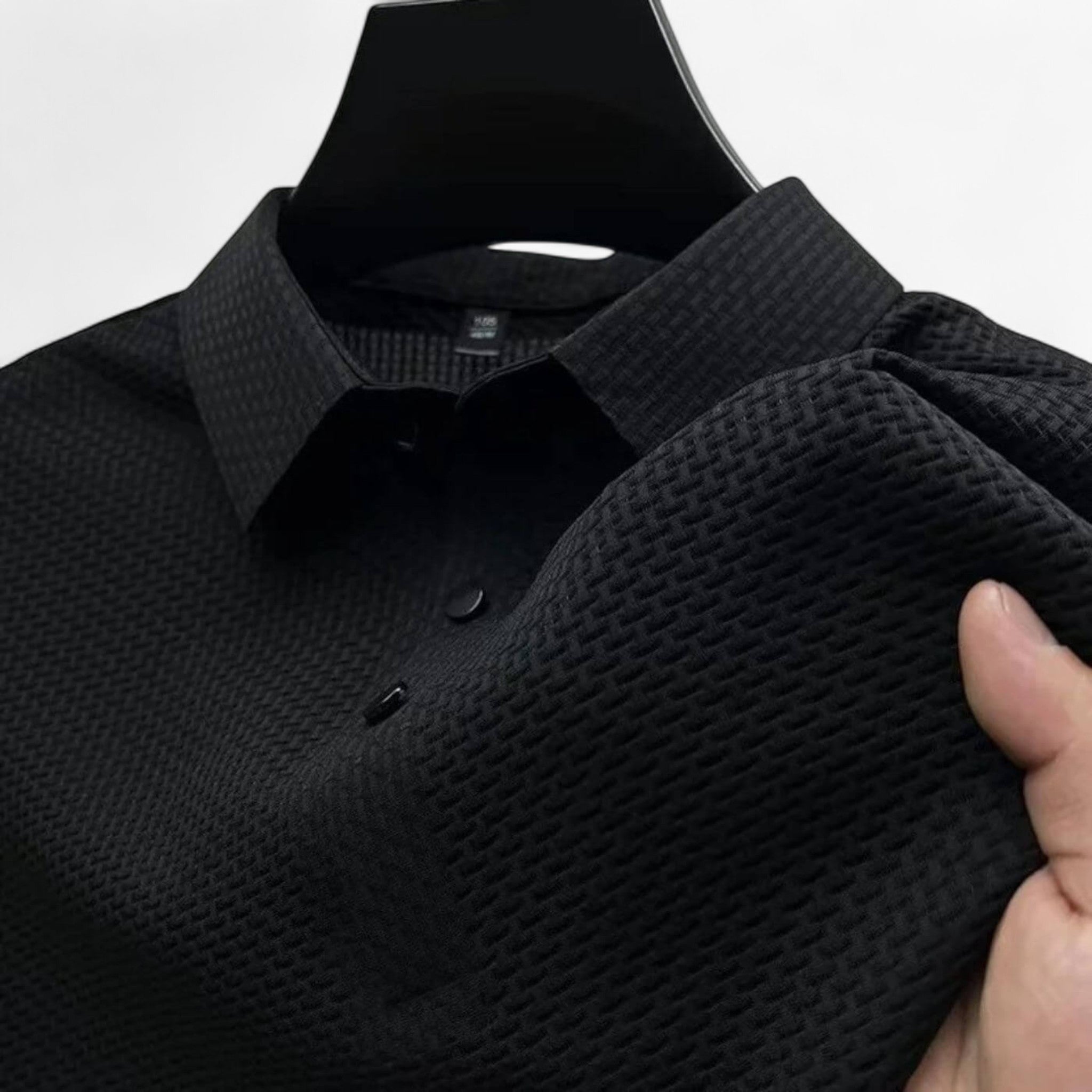 Bruno | Polo Traspirante - Nero - men shirts - Concept Palermo