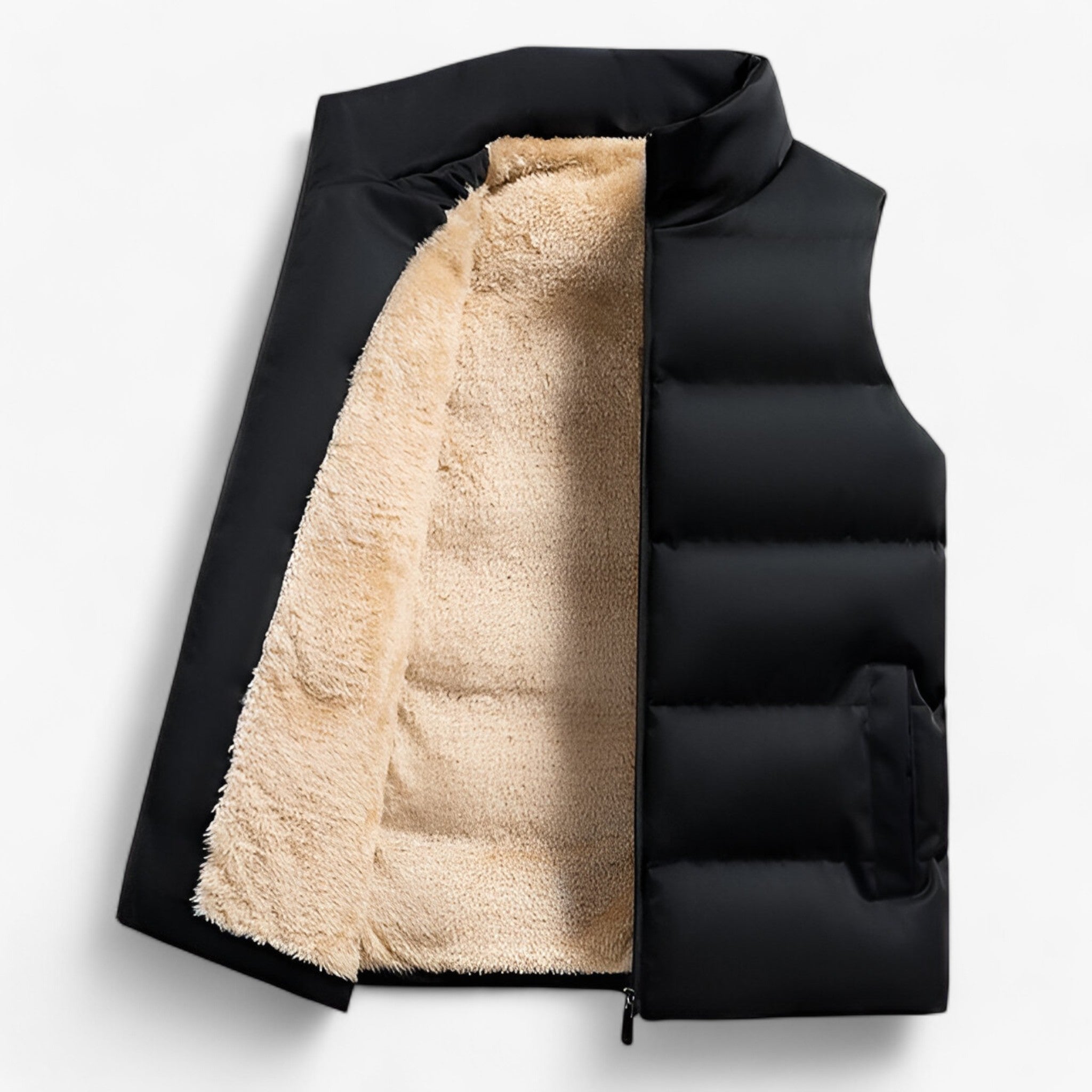 Dominic | Gilet Puffer - Calore invernale - Nero - - Concept Palermo