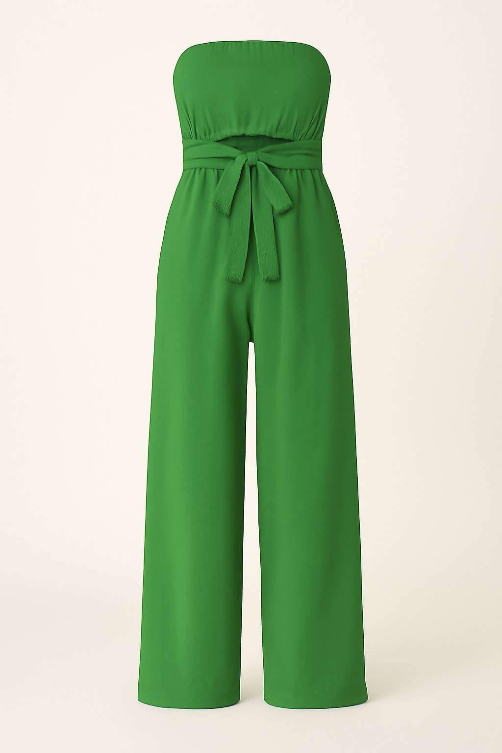 Bella | Tuta estiva senza spalline a gamba larga - Verde oliva - 12/28/2024 Summer/Jumpsuit - Concept Palermo