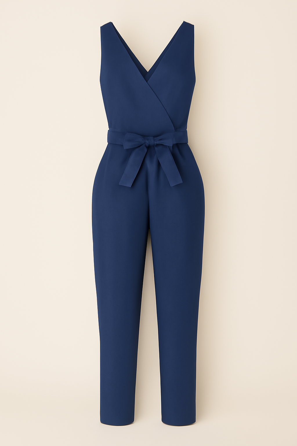 Irene | Tuta elegante a gamba affusolata senza maniche - Blu scuro - 12/28/2024 Summer/Jumpsuit - Concept Palermo