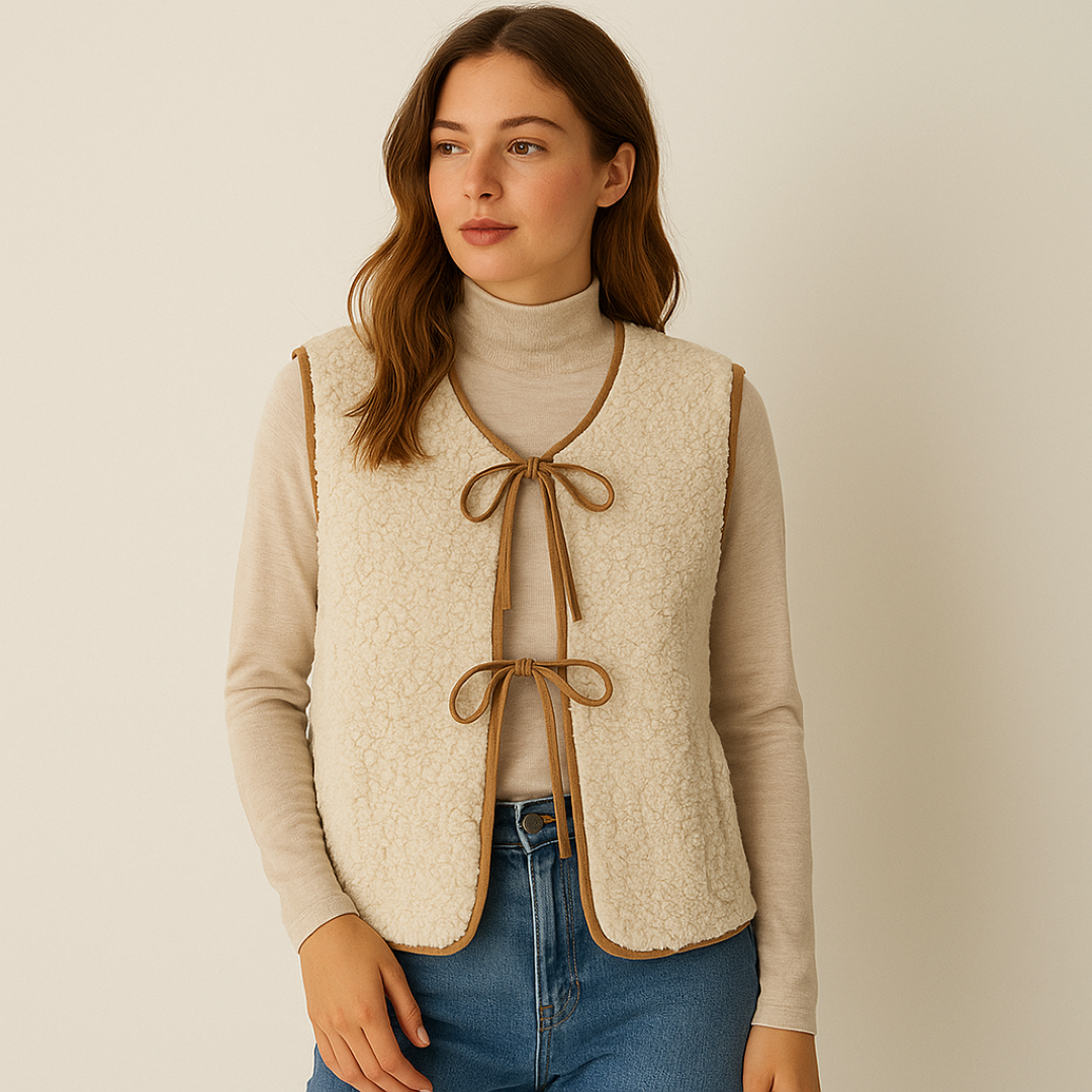 Cora | Cardigan effetto lana stile a strati, comfort classico - - vests - Concept Palermo