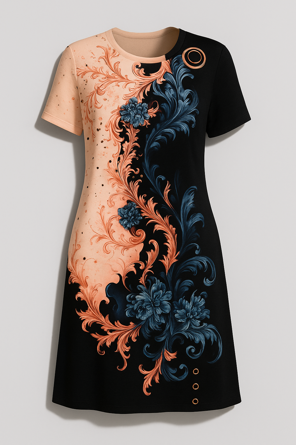 Cosmina | Abito Estivo A-Line Donna con Maniche Corte - Rosa - abito estivo abito traspirante fashion estivo maniche corte occasioni casual roba da donna stile estivo tessuto leggero versatilità moda vestito A-Line - Concept Palermo