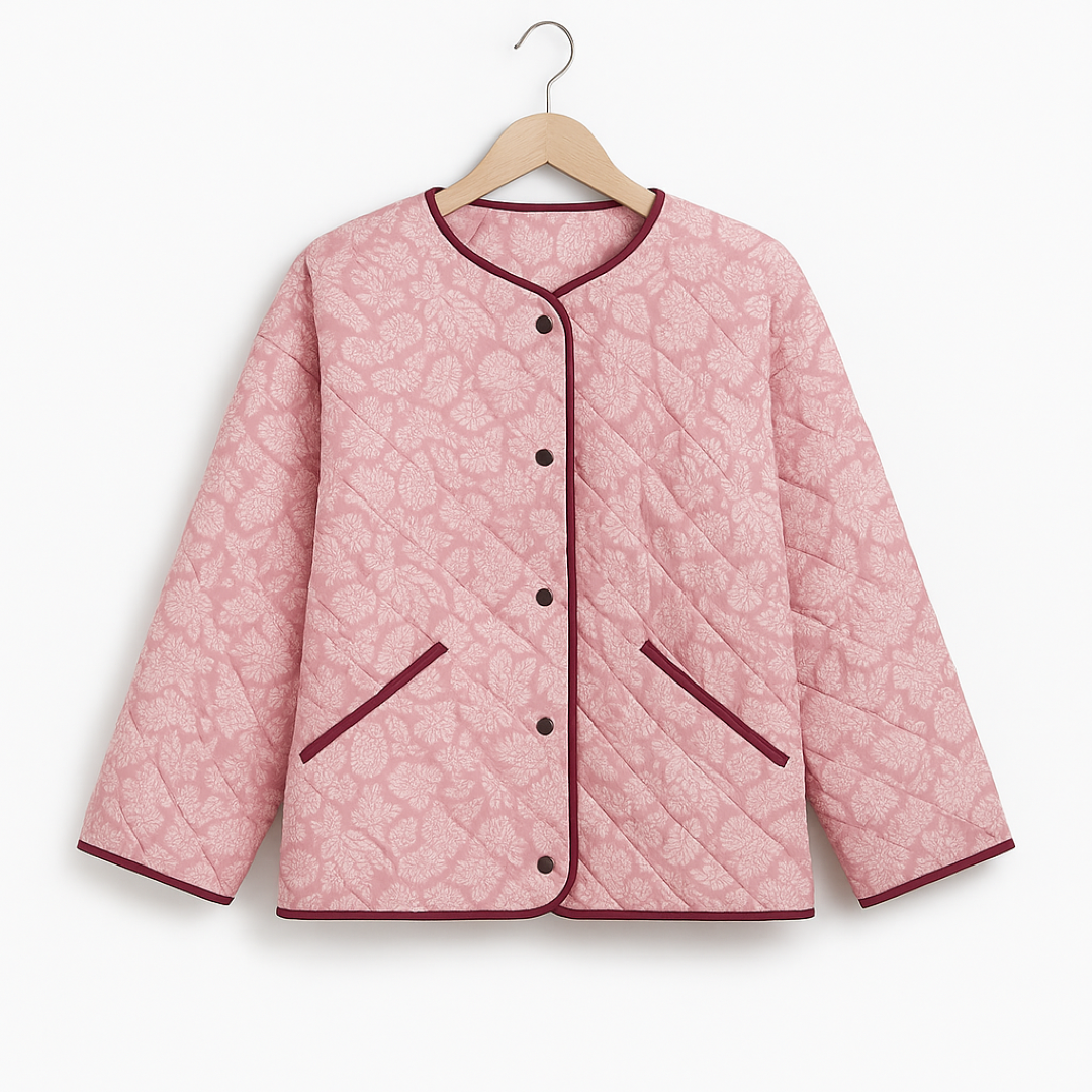 Heidi | Giacca trapuntata con motivo floreale - Comfort con un tocco vintage - - Denim Jackets Over-Index SC - Clothing Women Spring Women - Concept Palermo