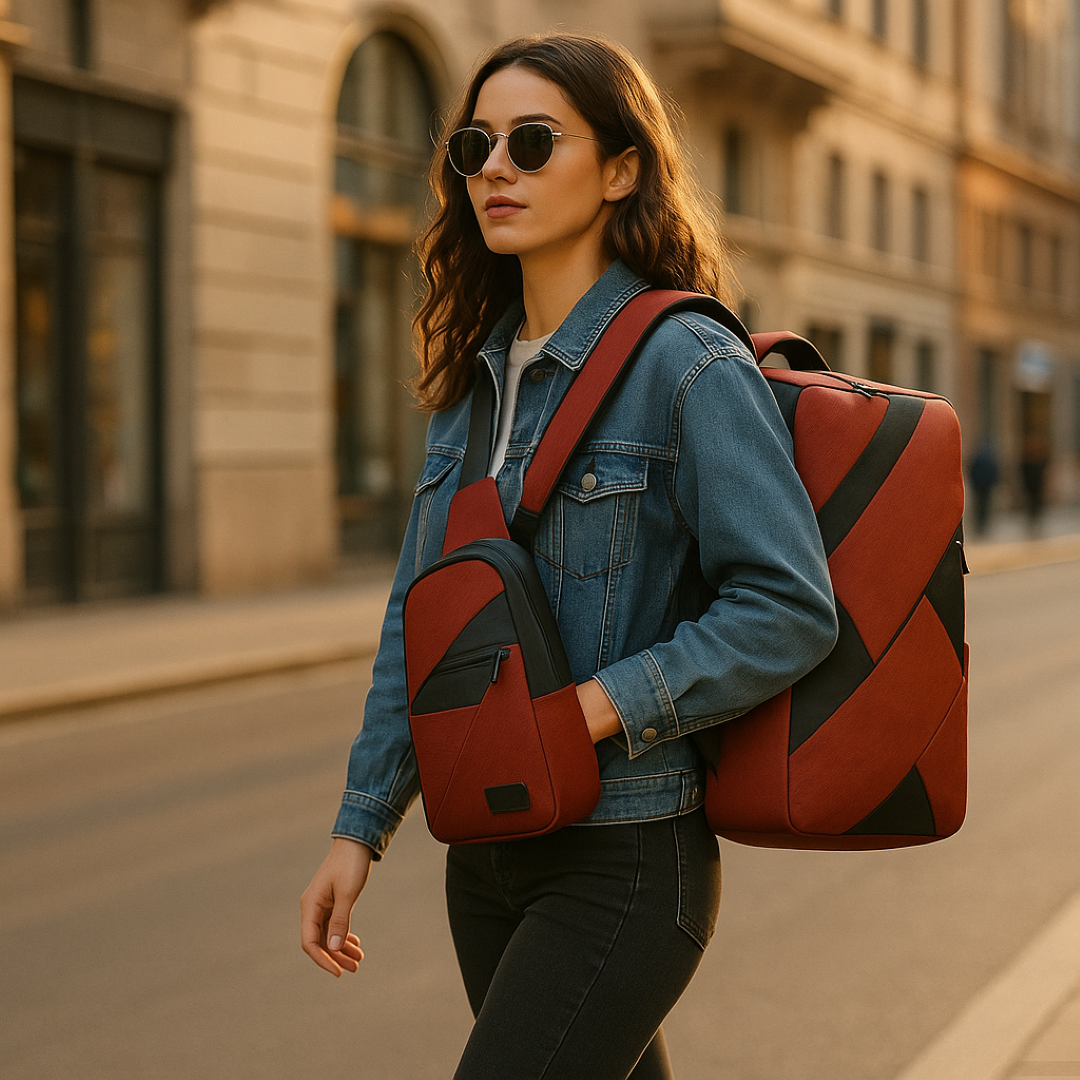 Evan | Set 3 in 1 con zaino e accessori coordinati - - Backpack Backpacks - Concept Palermo