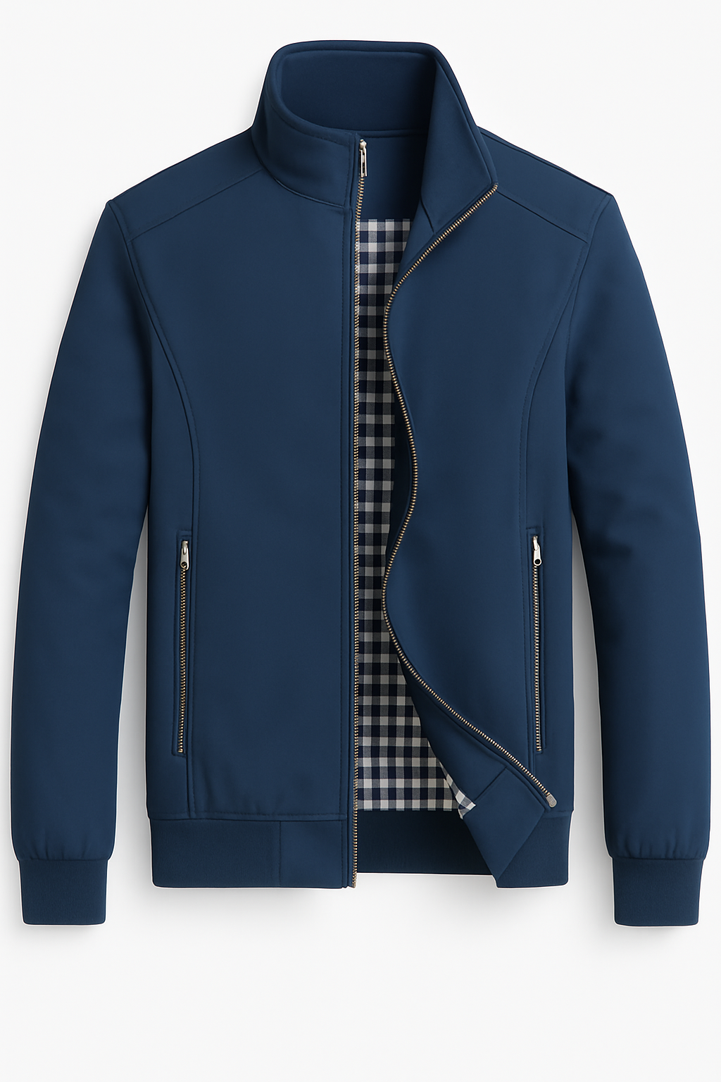 Gabriel | Giacca con zip da uomo – Look urbano elegante - Blu - Zomer - Concept Palermo