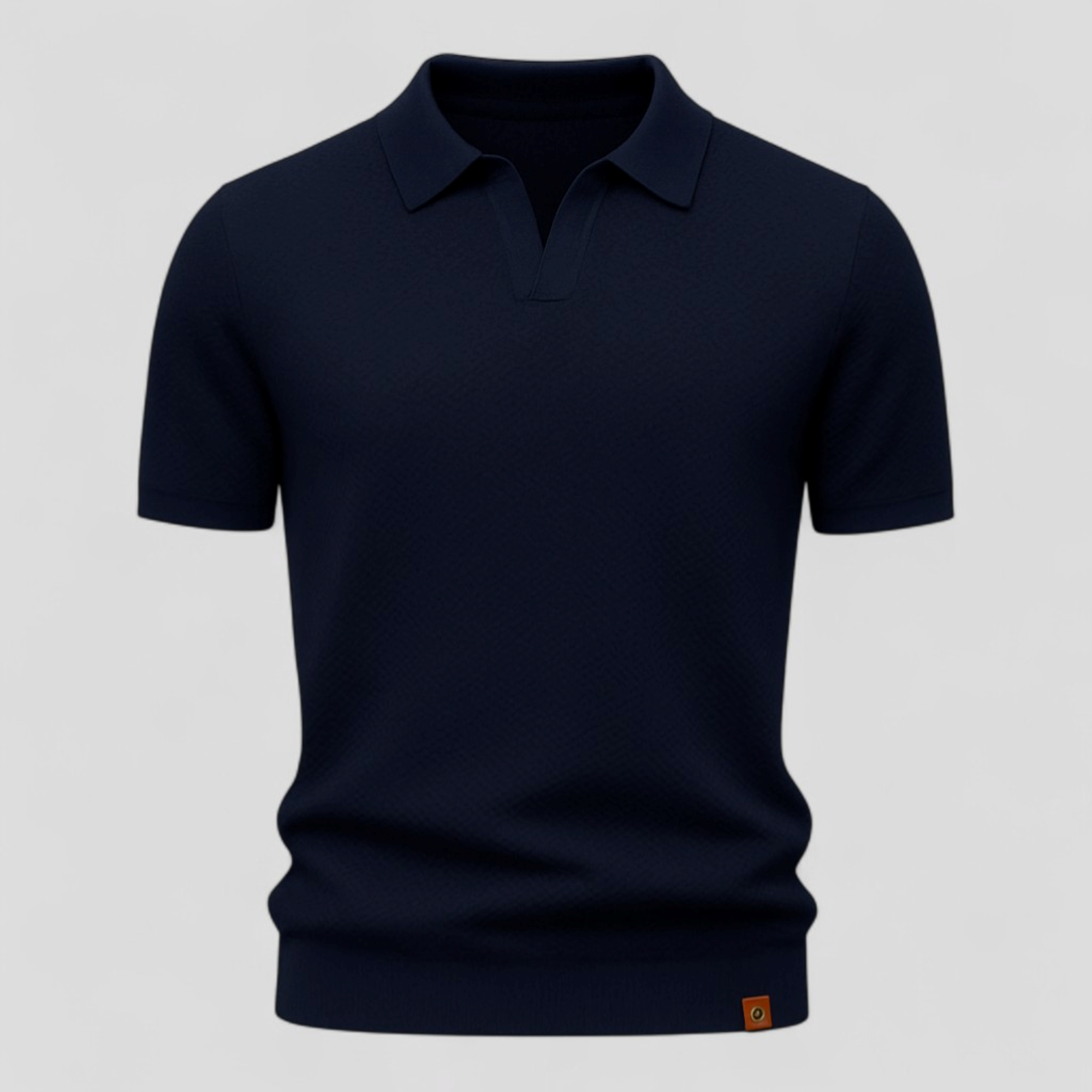Rico | Polo Uomo Manica Corta Strutturata Elegante - Blu marino - abbigliamento maschile maglietta polo casual polo estiva polo fit slim polo in cotone polo moderno polo shirt elegante polo shirt strutturato polo shirt uomo t-shirt con colletto - Concept Palermo