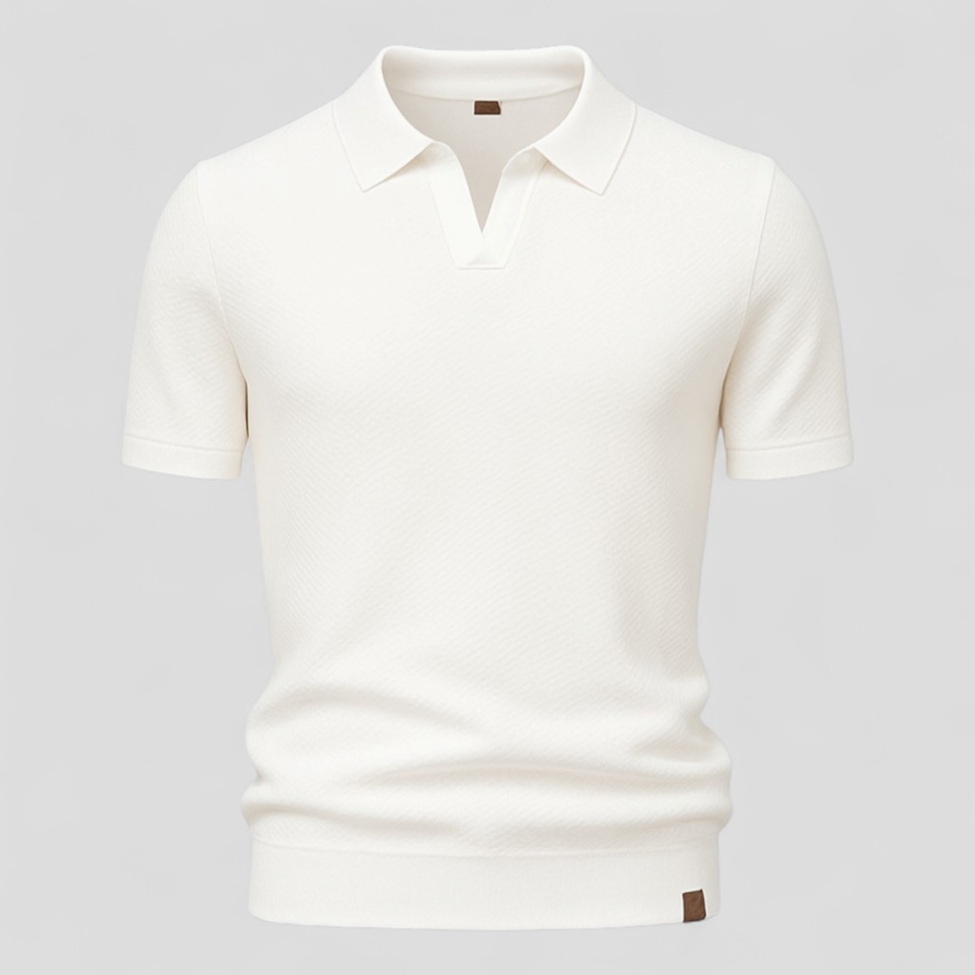 Rico | Polo Uomo Manica Corta Strutturata Elegante - Bianco - abbigliamento maschile maglietta polo casual polo estiva polo fit slim polo in cotone polo moderno polo shirt elegante polo shirt strutturato polo shirt uomo t-shirt con colletto - Concept Palermo