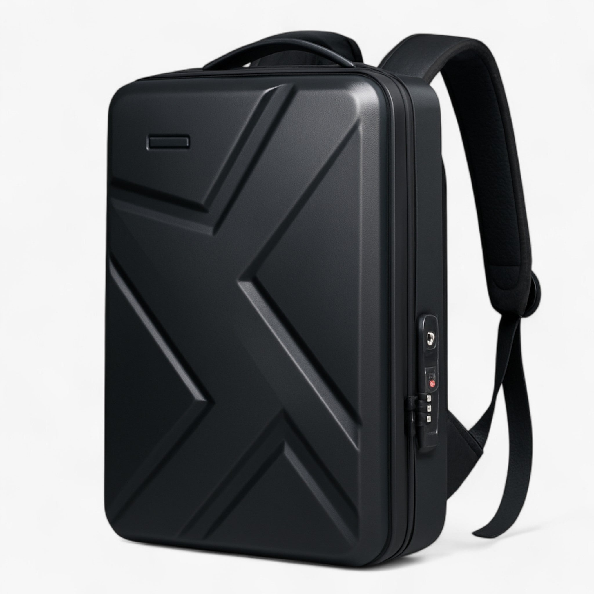 Gabi | Zaino rigido multifunzionale con porta USB - Nero - Backpacks - Concept Palermo