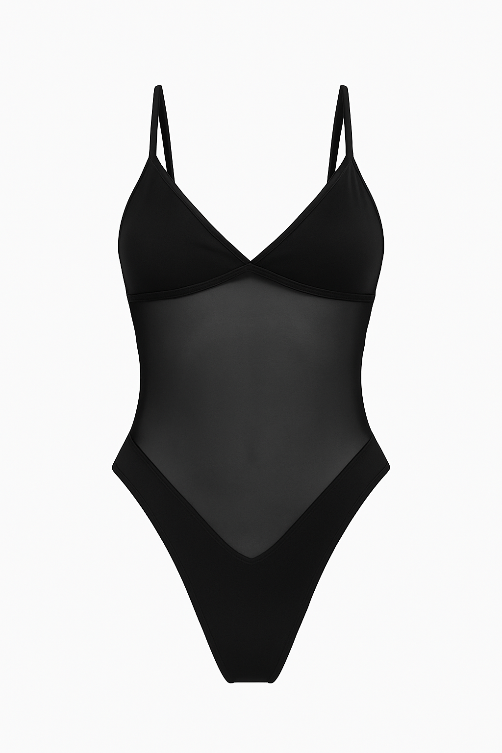 Selena | Body intero nero con inserti in tulle – Sensual Elegance - Nera - hogar - Concept Palermo