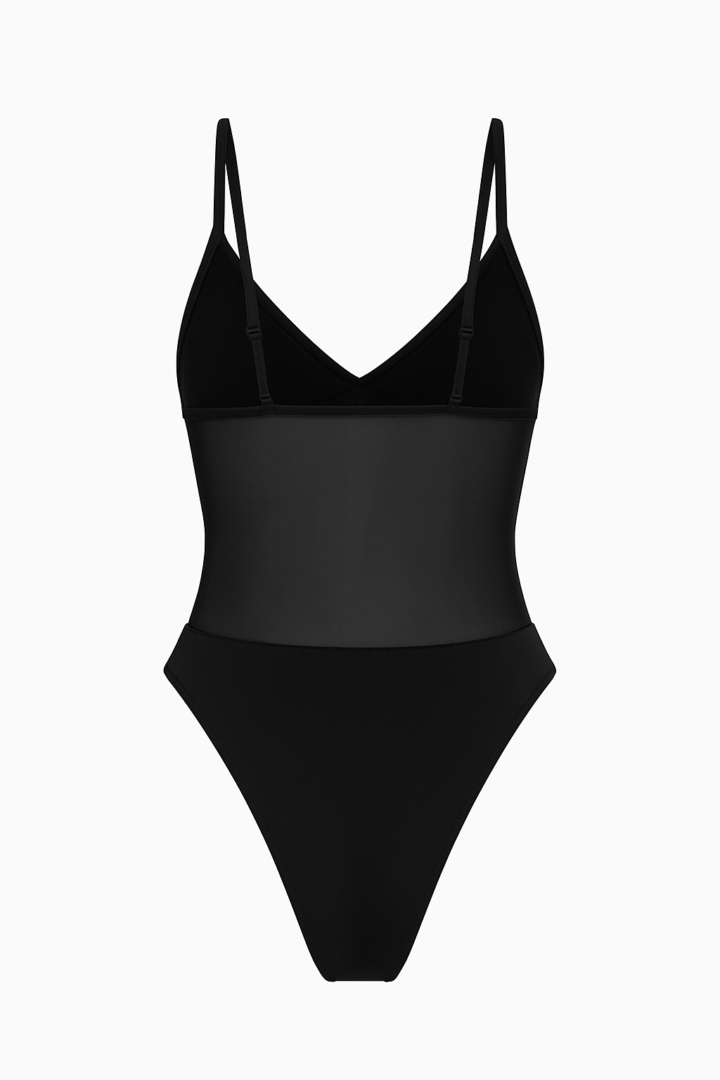 Selena | Body intero nero con inserti in tulle – Sensual Elegance - - hogar - Concept Palermo