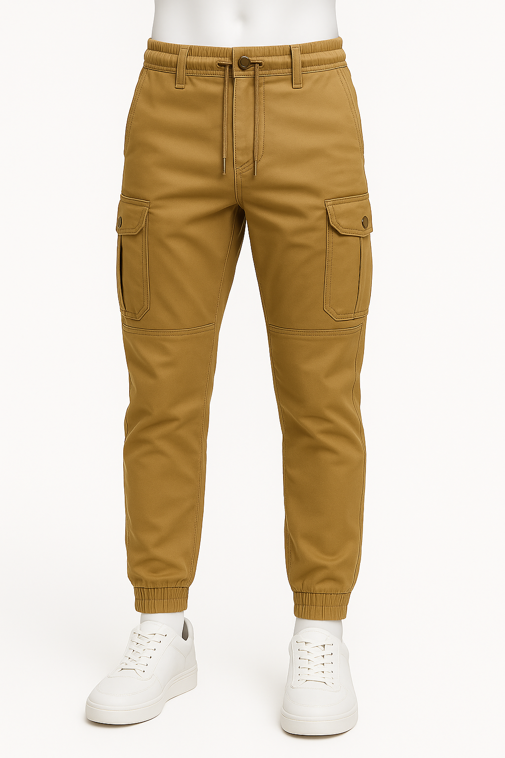 Raven | Pantaloni Jogger Cargo Uomo – Comfort Tattico con Stile Urbano - Cachi - Men Casual & Sports Pants New Arrival - Concept Palermo