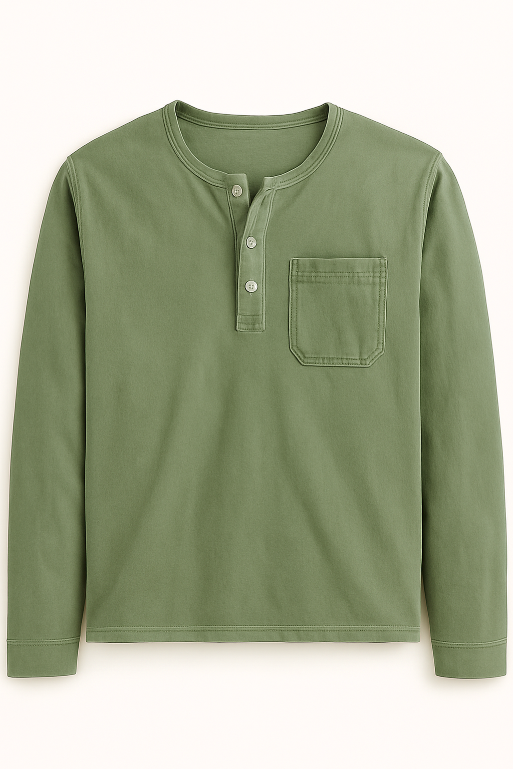 Roman | Maglia Henley Uomo a Maniche Lunghe – Stile Casual con Tasche e Colori Versatili - - men's polo men's polo shirt Shirts und Polos - Concept Palermo