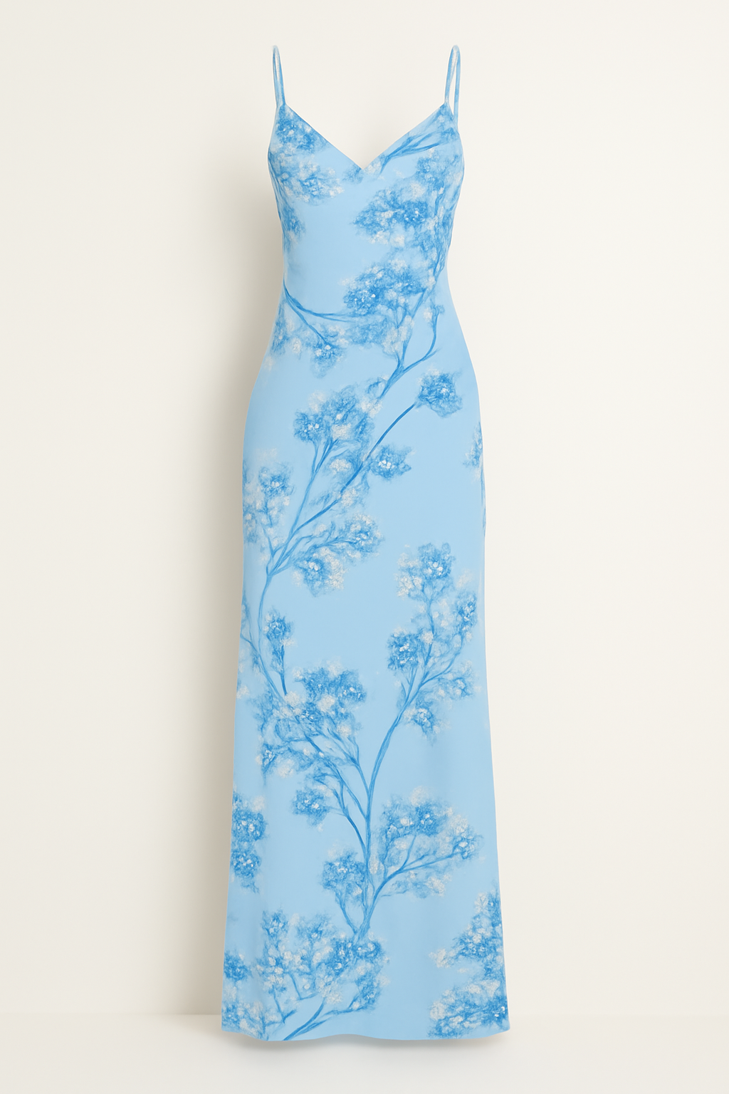 Julianna | Abito lungo in ceramica floreale: elegante, morbido e senza tempo - Blu Floral - casual dresses DRESS Dresses female dress Maxi dress Mini Dresses - Concept Palermo