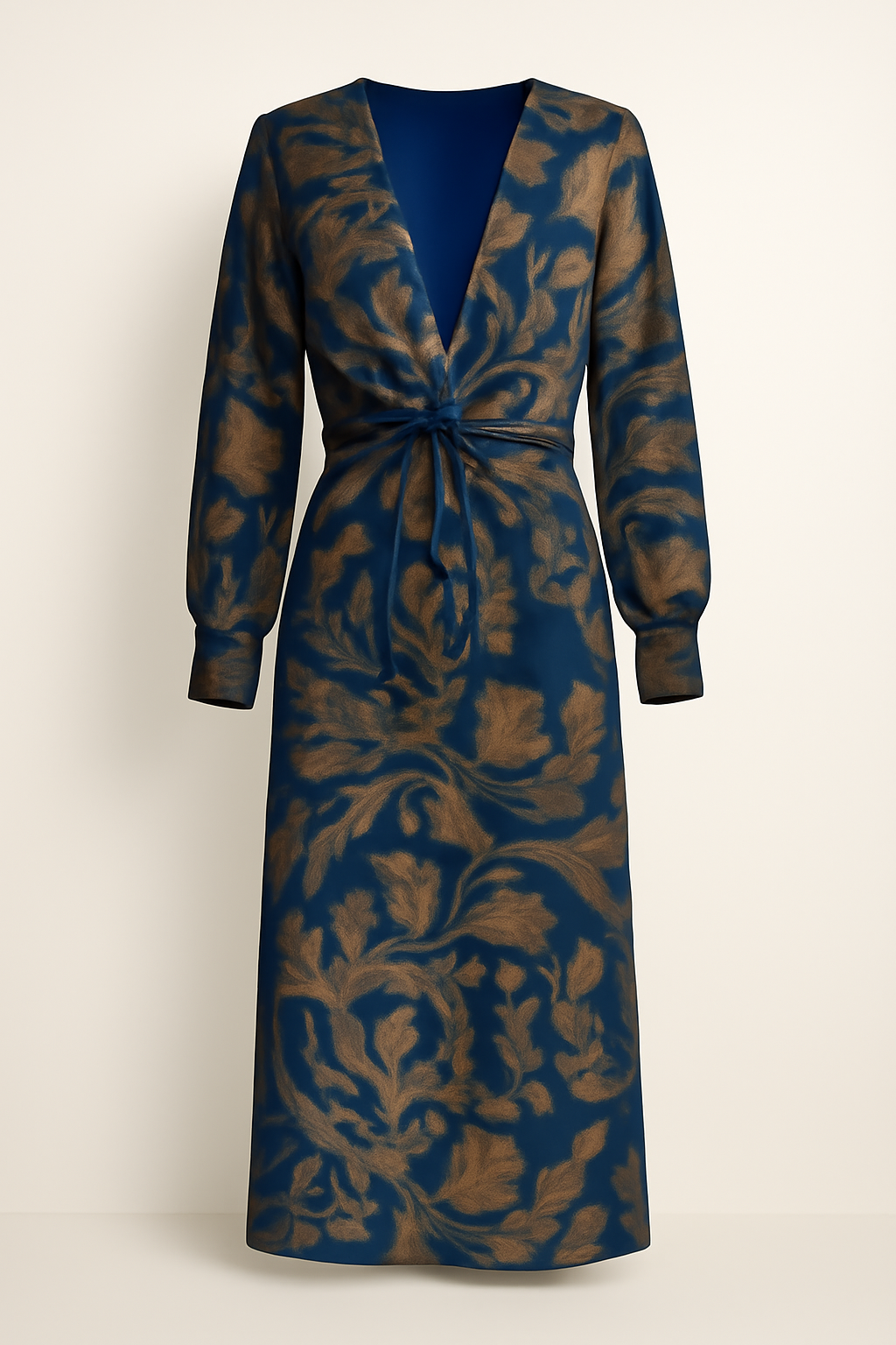 Galatea | Abito con stampa botanica vibrante: stile semplice in ogni colore - Blu - DRESS Dresses female dress Maxi dress Maxi Dresses - Concept Palermo