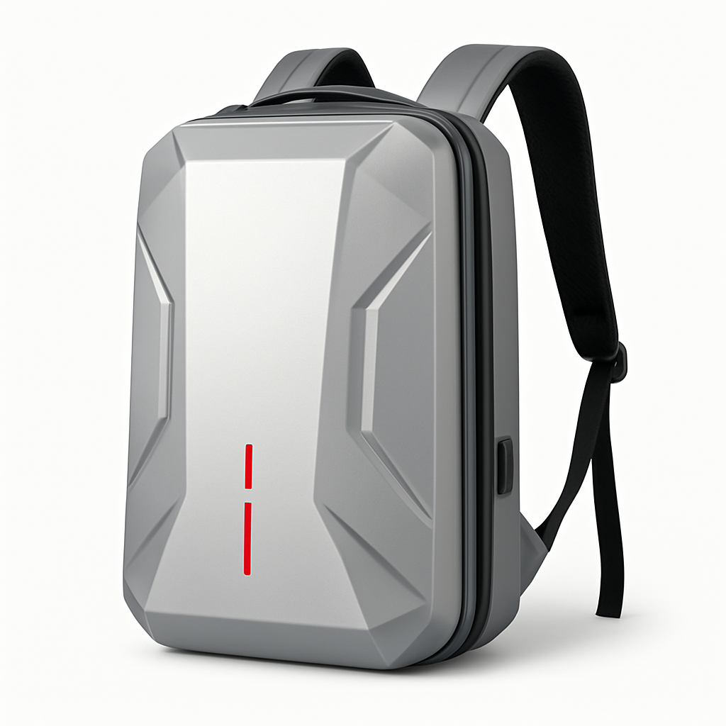 Levi | Zaino rigido da gaming impermeabile - Bianco - Backpacks - Concept Palermo