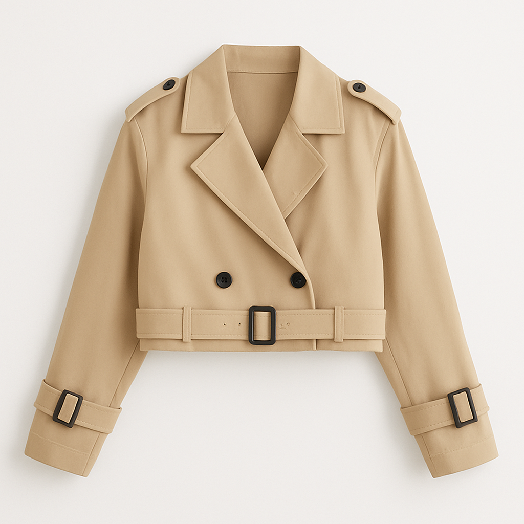 Lelia | Cappotto trench elegante con cintura - Beige - coat coats coats for women female coat Jackets & Coats - Concept Palermo