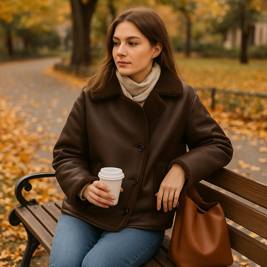 Elina | Giacca in ecopelle dal look audace e femminile - - coats for women female coat Jackets & Coats - Concept Palermo