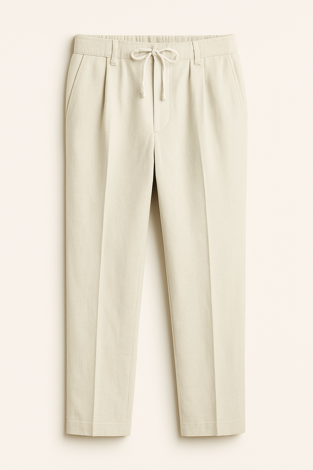 Jens | Pantaloni da salotto plissettati: dove il comfort incontra la classe - Cachi - BEST SALE HOOD JACKETS TACTICS - Concept Palermo
