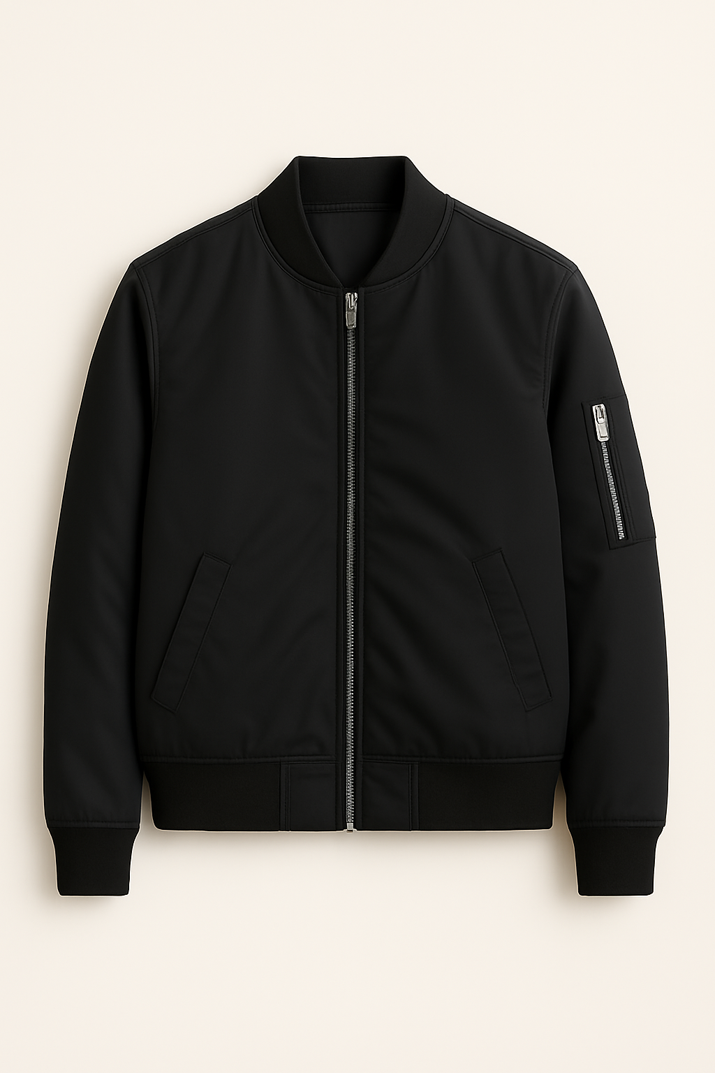 Finn | Giacca classica con cerniera - Minimalista. Maschile. Moderna. - Nero - Jacket jacket for men Jackets Winter jacket men - Concept Palermo
