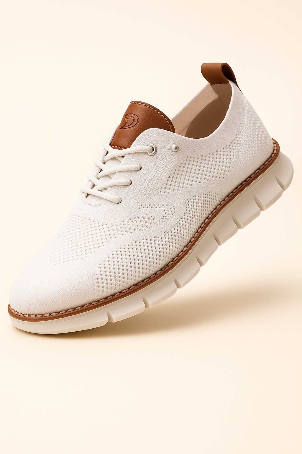 Milo | Sneakers in maglia – Comfort leggero, stile per tutto il giorno - Bianco - shoes summer shoes warm weather shoes - Concept Palermo