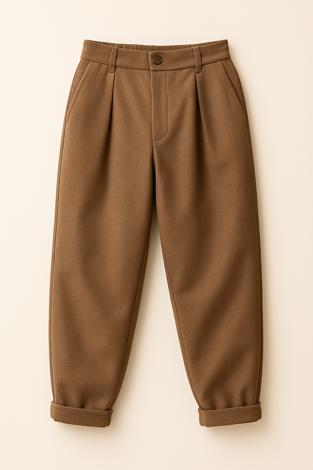 Maxim | Pantaloni jogger in misto lana strutturati - Il comfort moderno incontra lo stile sartoriale - Caffè - Men Casual & Sports Pants men's summer pants pants pants for men - Concept Palermo
