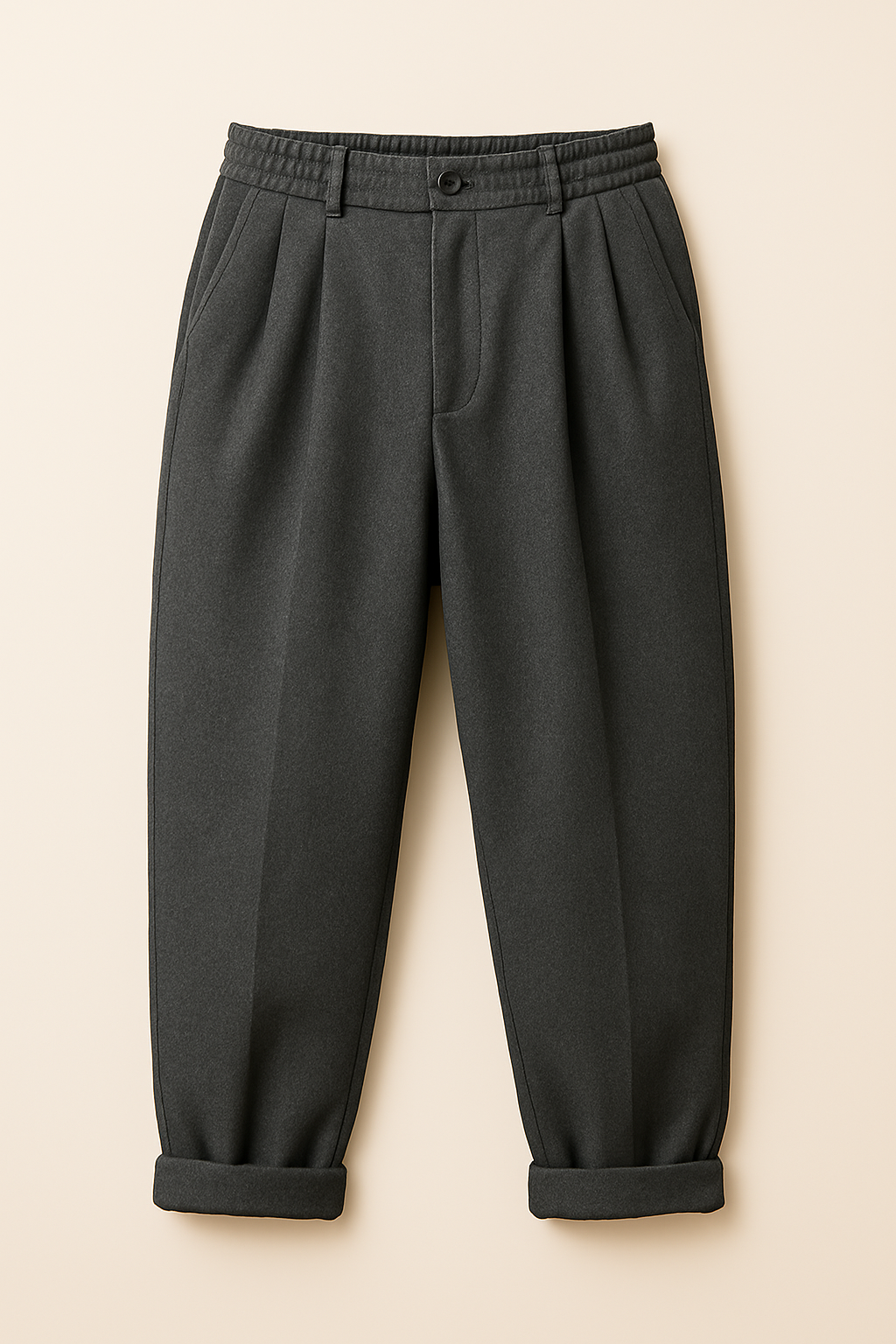 Maxim | Pantaloni jogger in misto lana strutturati - Il comfort moderno incontra lo stile sartoriale - Grigio - Men Casual & Sports Pants men's summer pants pants pants for men - Concept Palermo