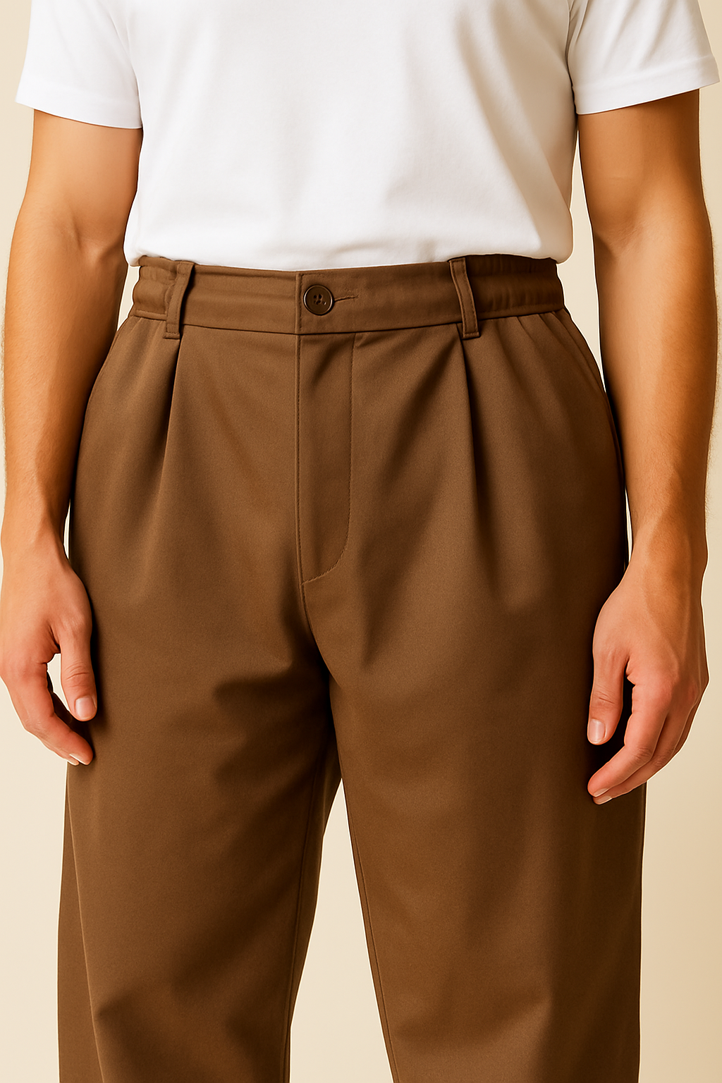 Maxim | Pantaloni jogger in misto lana strutturati - Il comfort moderno incontra lo stile sartoriale - - Men Casual & Sports Pants men's summer pants pants pants for men - Concept Palermo