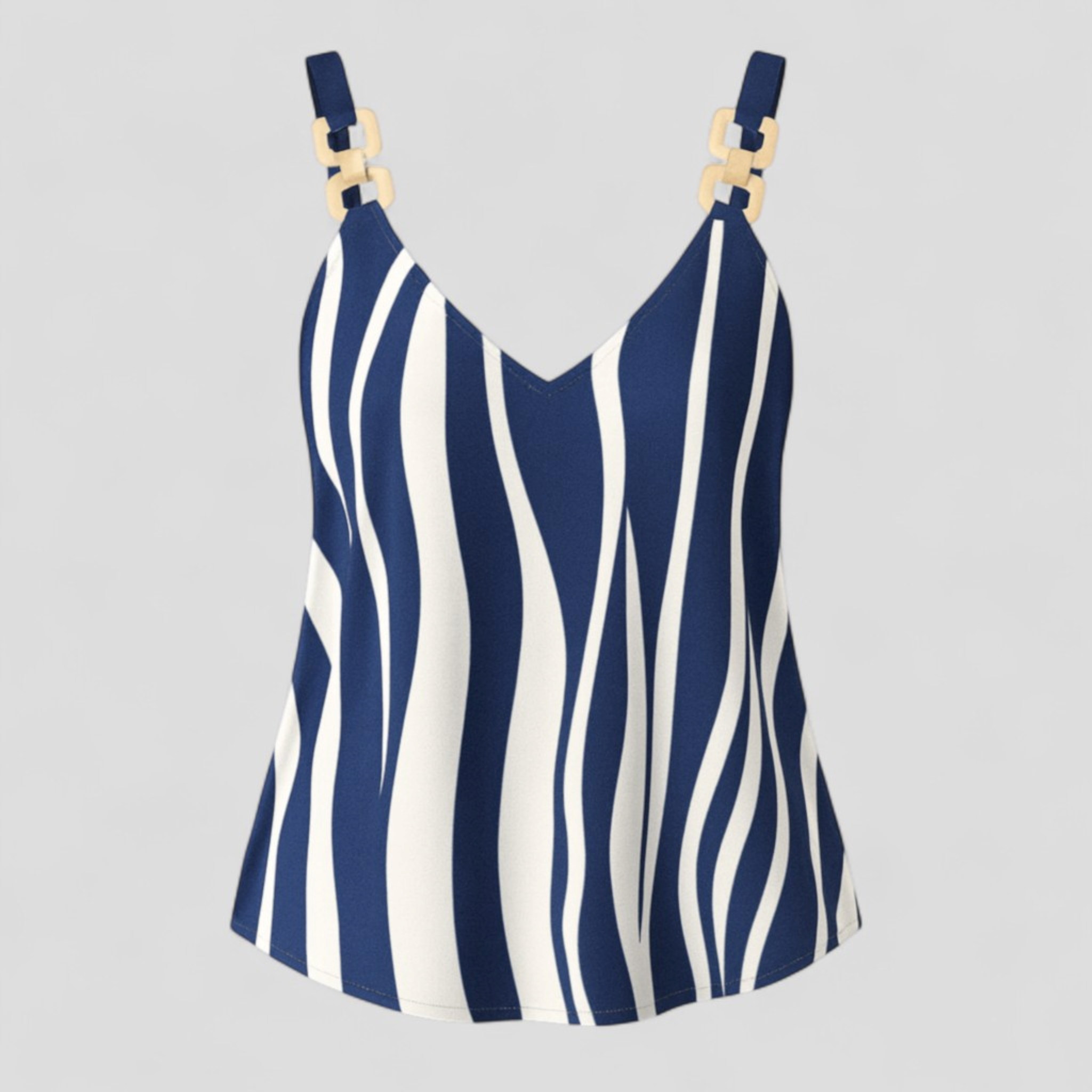 Marzia | Blusa Elegante Donna in Chiffon Leggero - Blu - abbigliamento ufficio blusa elegante blusa primavera estate blusa versatile chiffon donna maniche lunghe moda casual scollatura a V taglia ampia tops oversize - Concept Palermo