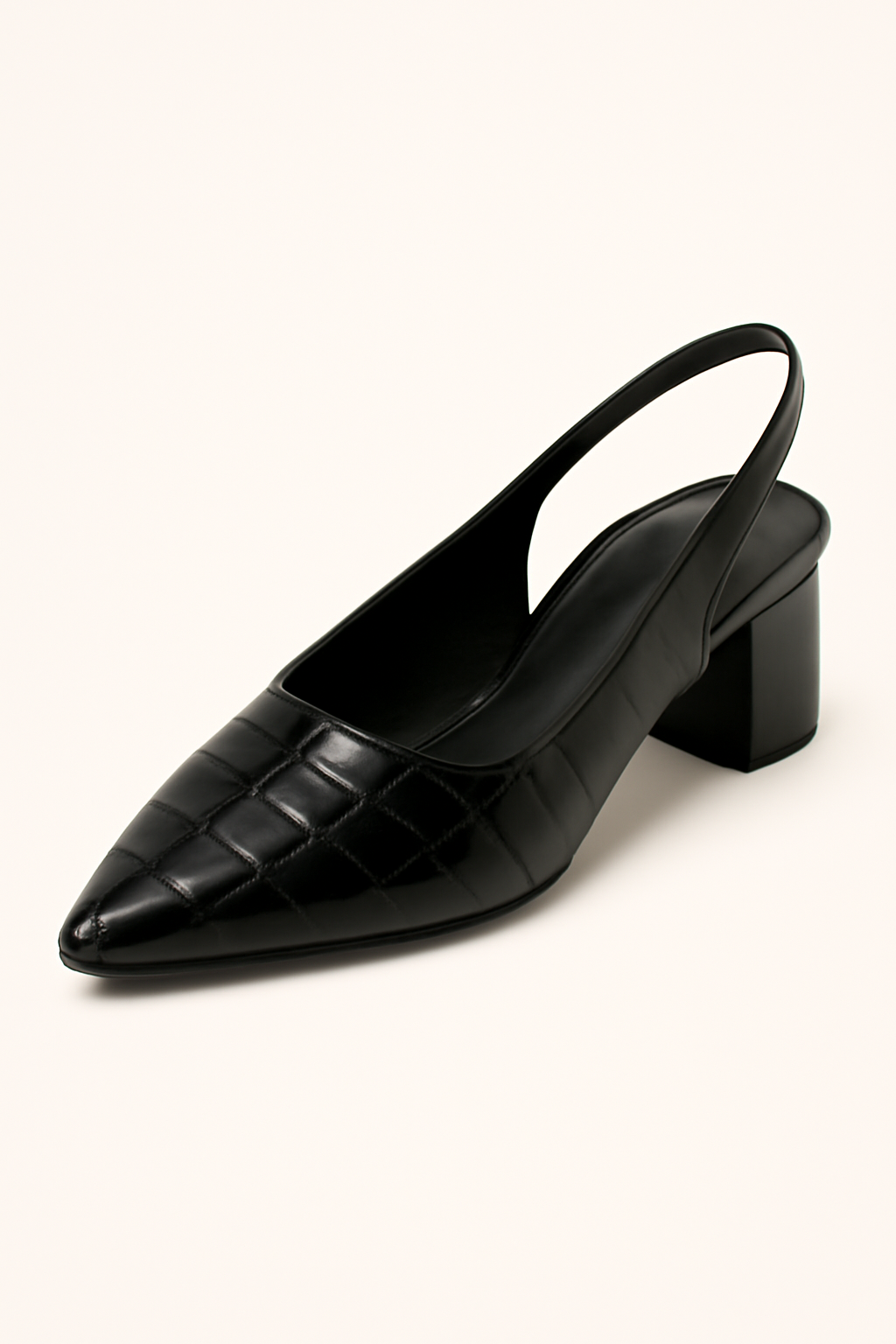 Cora | Sandali in stile vintage con cinturino alla caviglia e tacco medio spesso - Nera - womens shoes - Concept Palermo