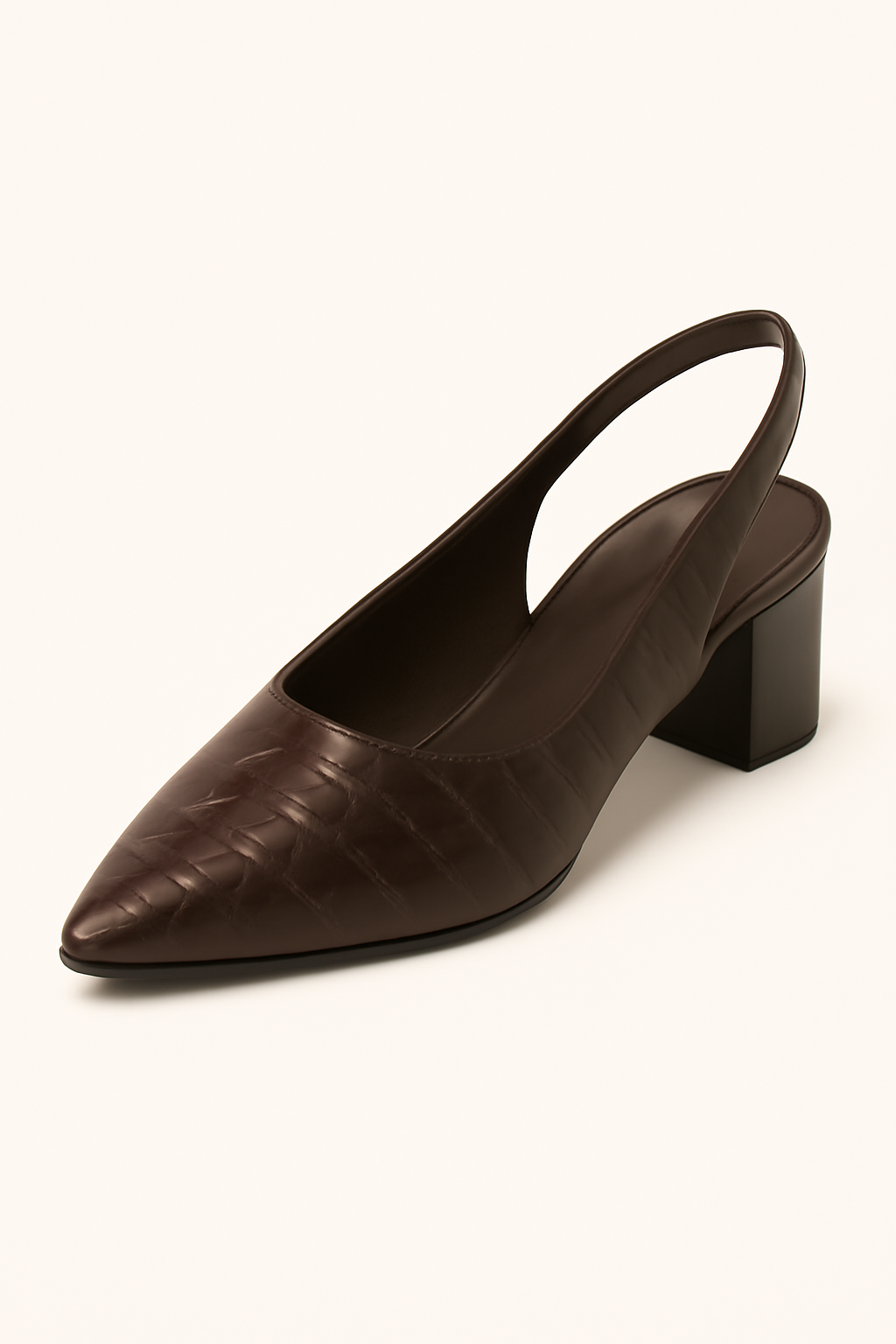 Cora | Sandali in stile vintage con cinturino alla caviglia e tacco medio spesso - Marrone scuro - womens shoes - Concept Palermo