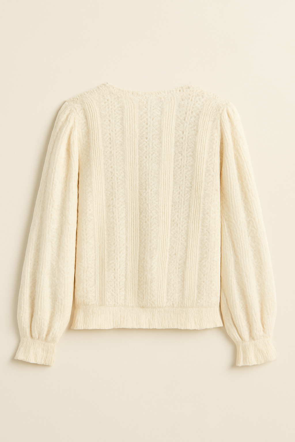 Olga | Camicetta bohémien con dettagli in pizzo e vestibilità comoda - Crema bianca - Blouse blouse for women women's blouse - Concept Palermo