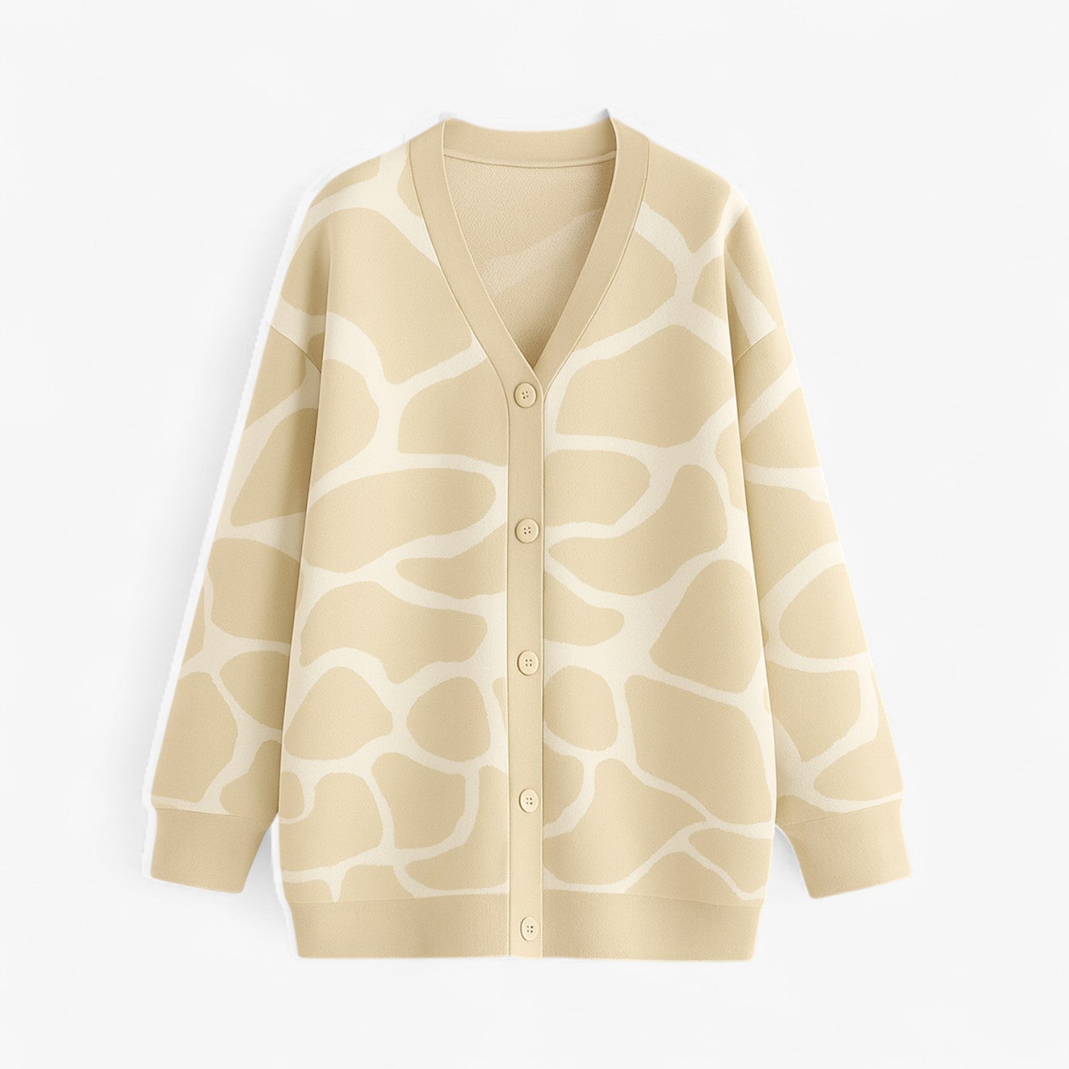 Melanie | Cardigan chic a maglia larga – Eleganza leggera per l'autunno - Cachi - Sweater sweater women sweaters & cardigans - Concept Palermo