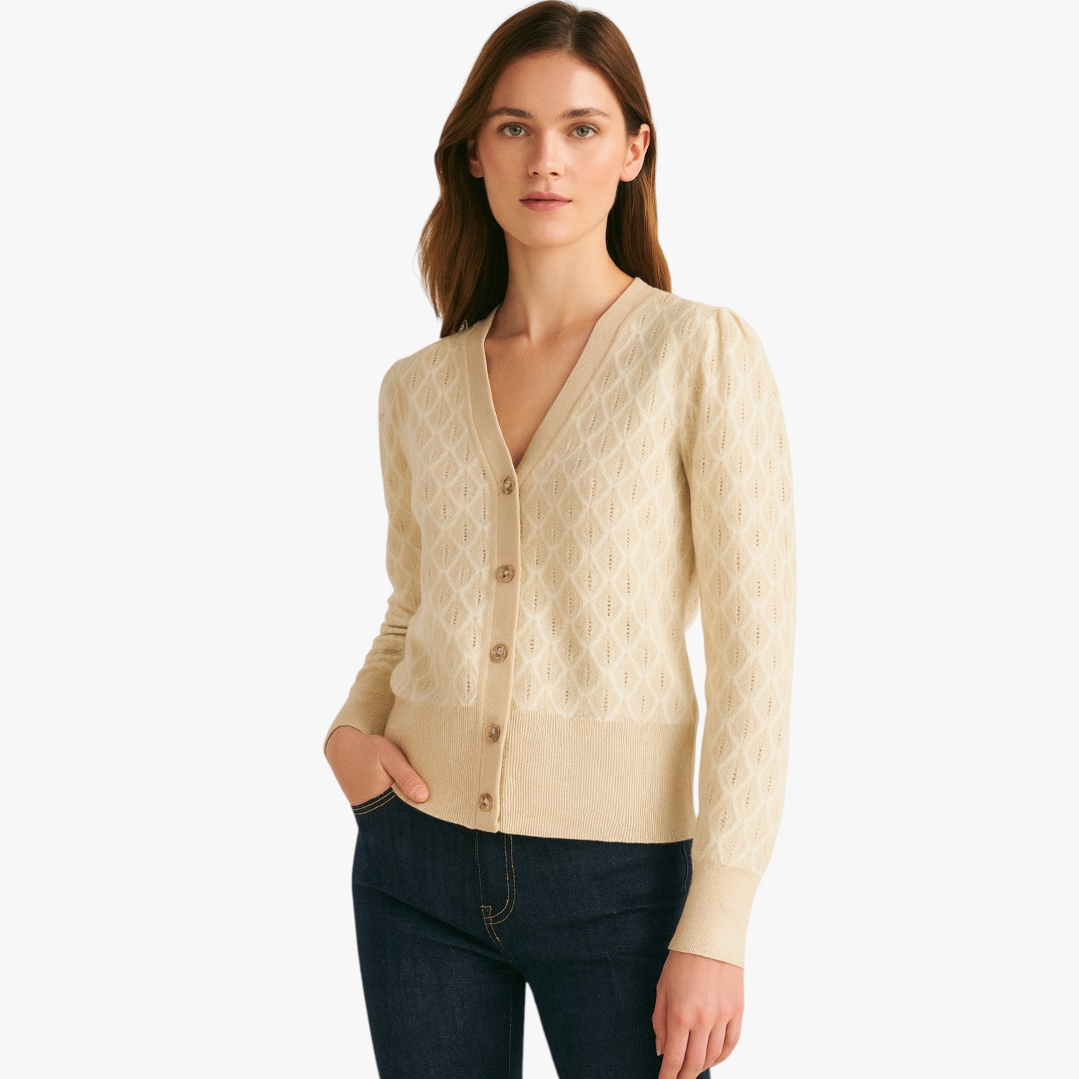 Alora | Cardigan con paillettes da donna: eleganza traspirante e stile casual - - Sweater sweater women sweaters & cardigans - Concept Palermo